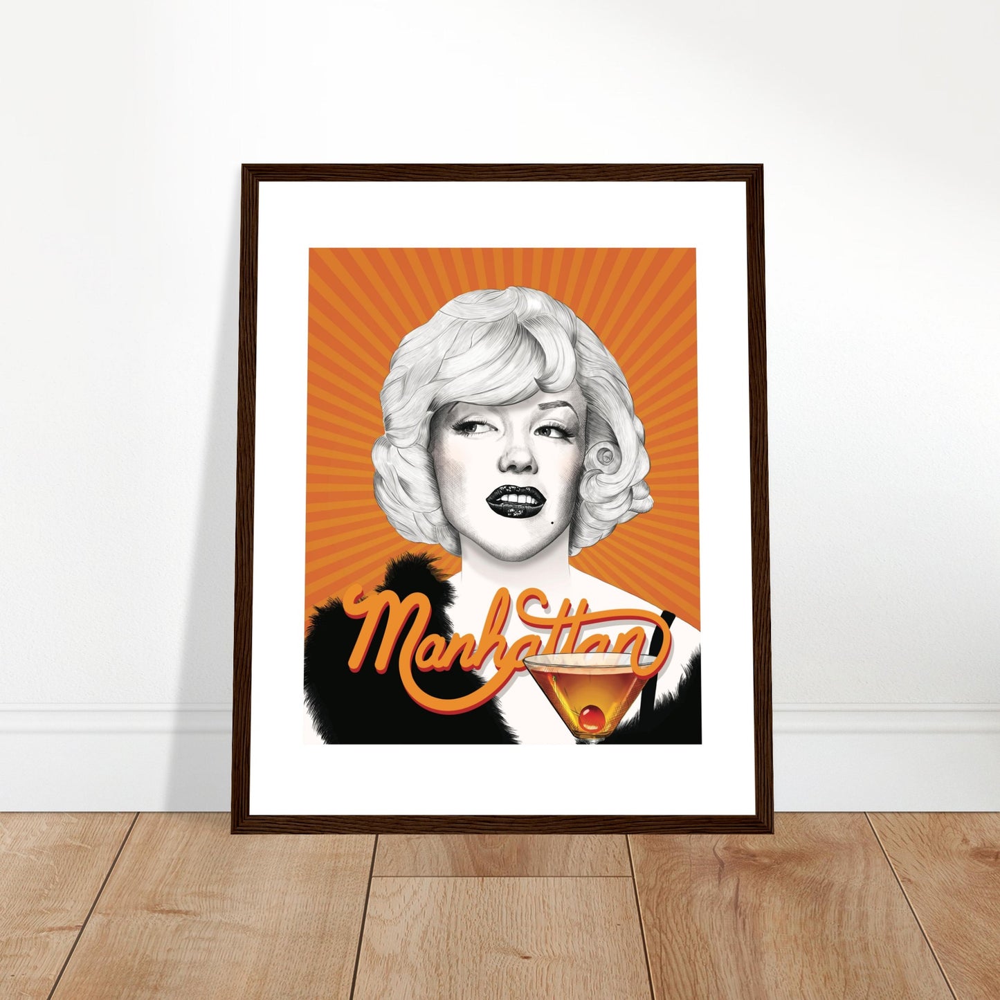 Manhattan | Marilyn Monroe | Some Like It Hot - Framed Poster