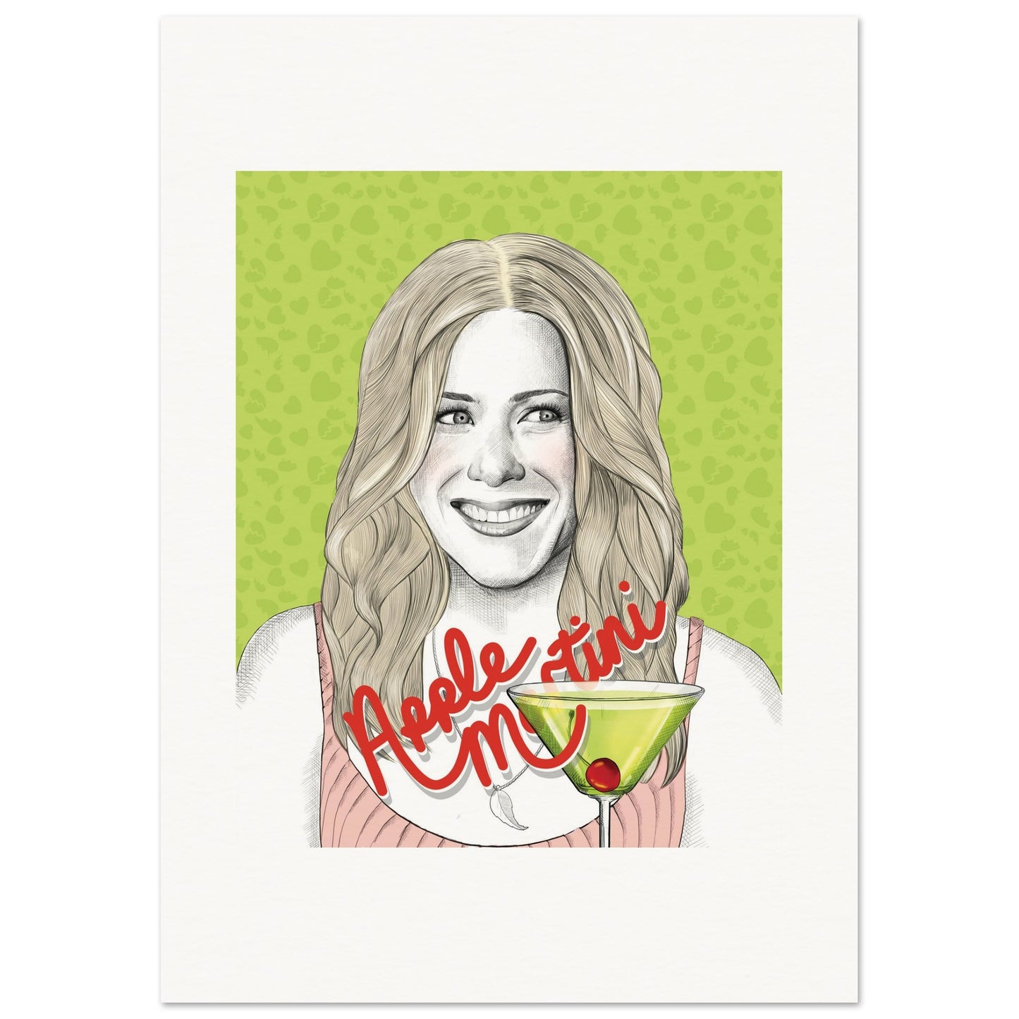 Apple Martini | Jennifer Aniston | The Break-Up - Poster Print