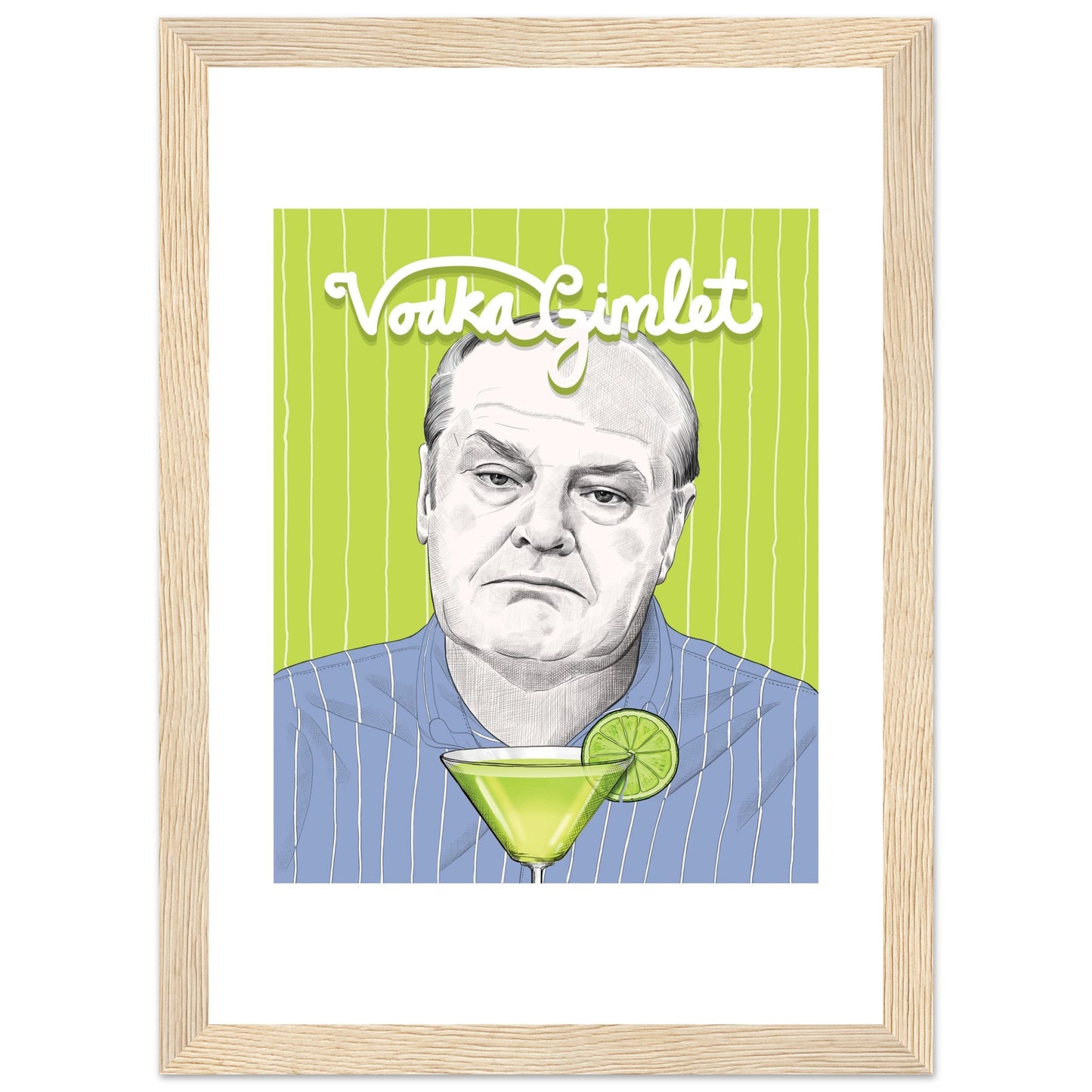 VODKA GIMLET | Jack Nicholson | About Schmidt - Framed Poster