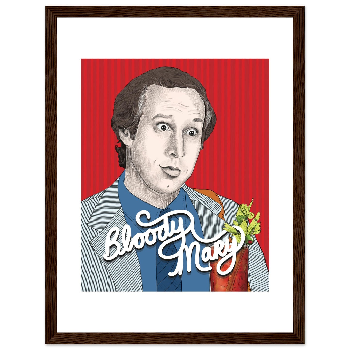 Bloody Mary | Chevy Chase | Fletch - Framed Poster