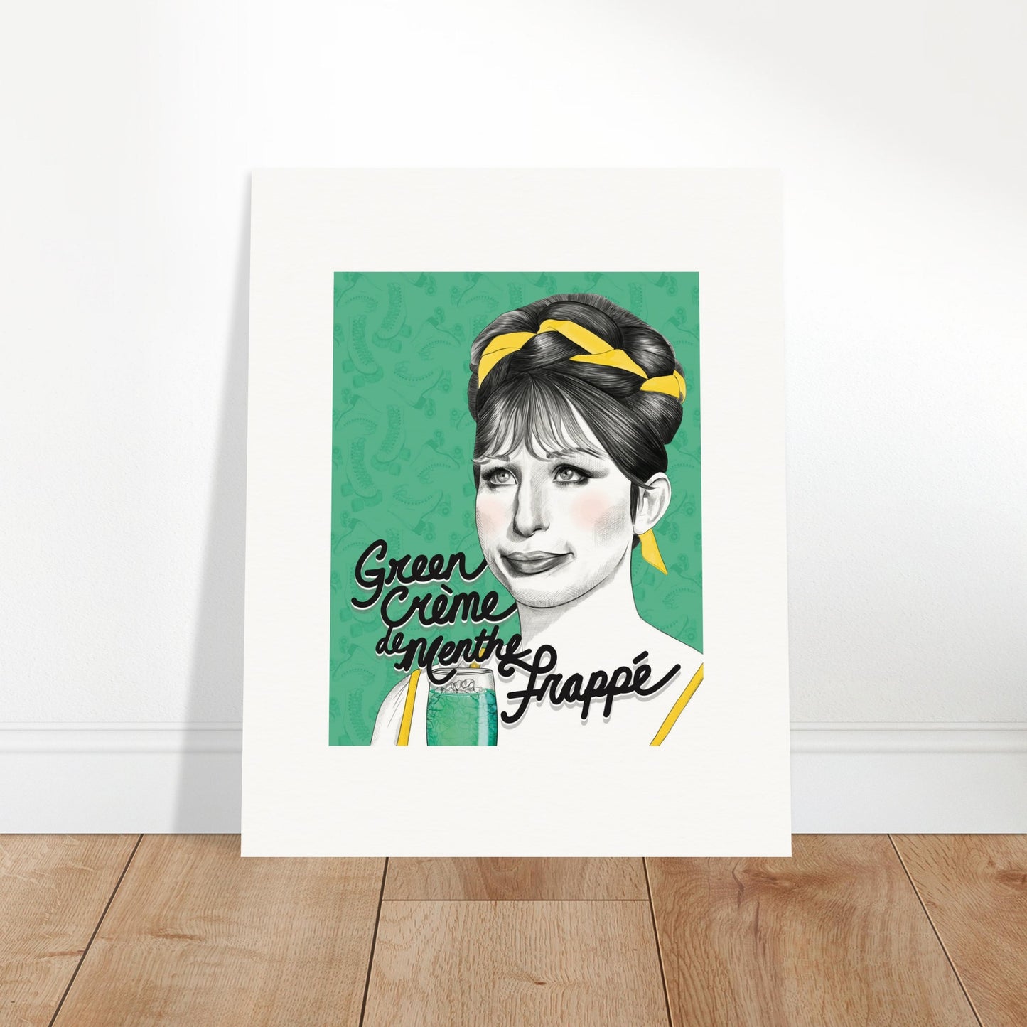 Green Crème de Menthe Frappé | Barbra Streisand | Funny Girl - Poster Print