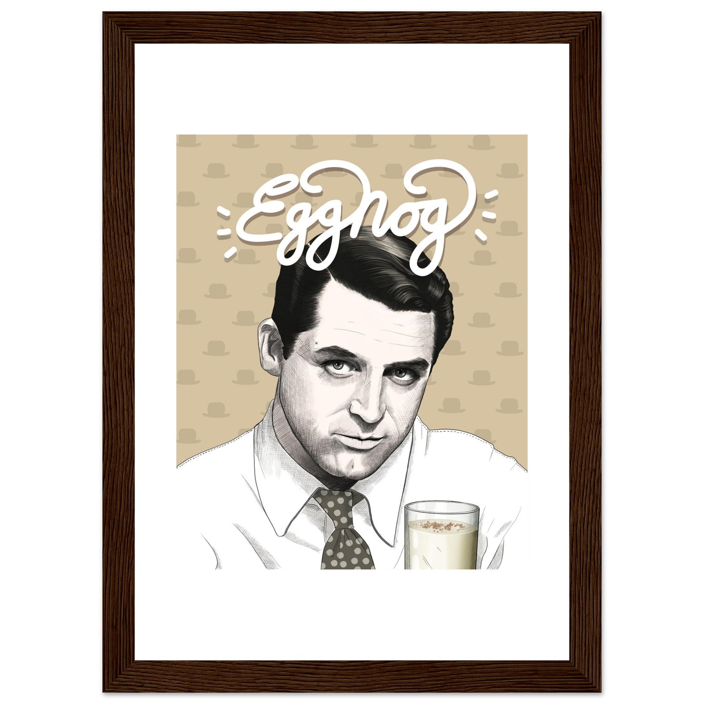 Egg Nog | Cary Grant | The Awful Truth - Framed Poster