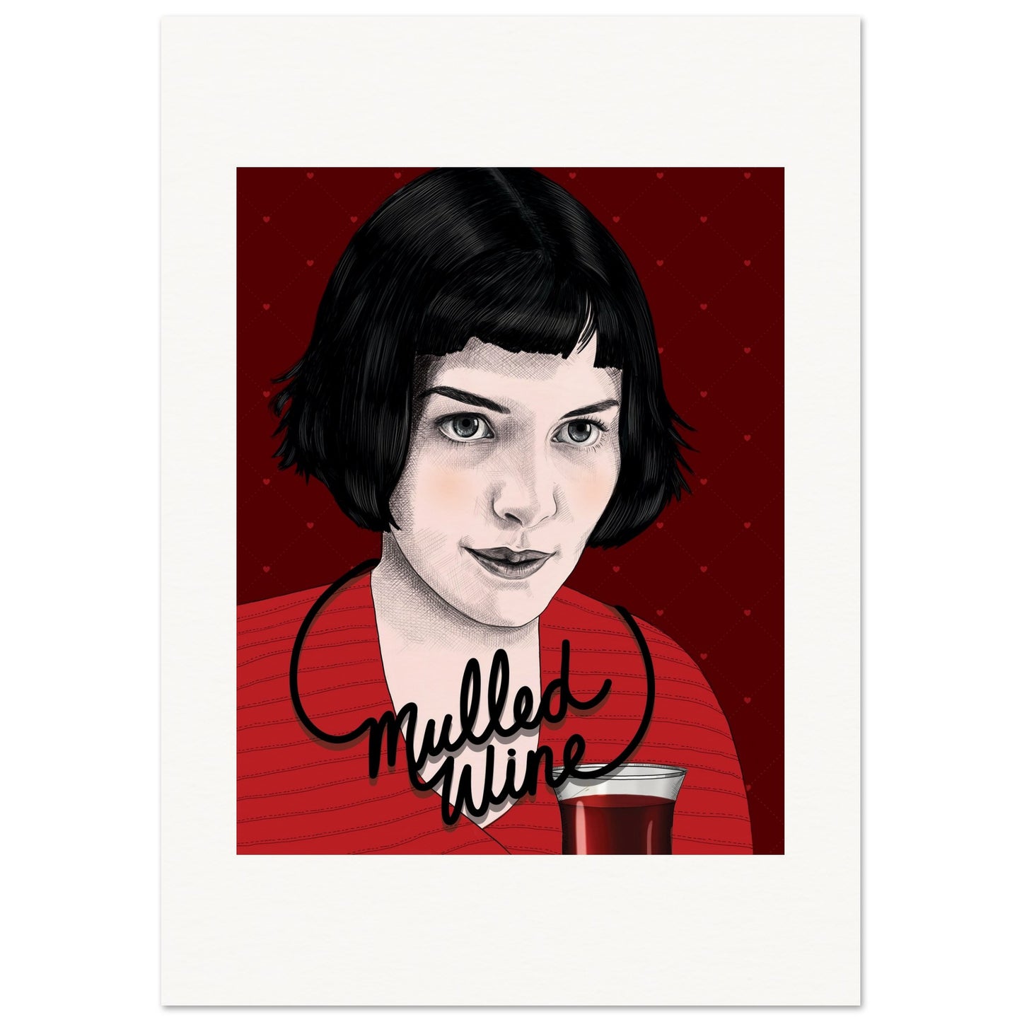 Mulled Wine | Audrey Tautou | Amélie - Poster Print