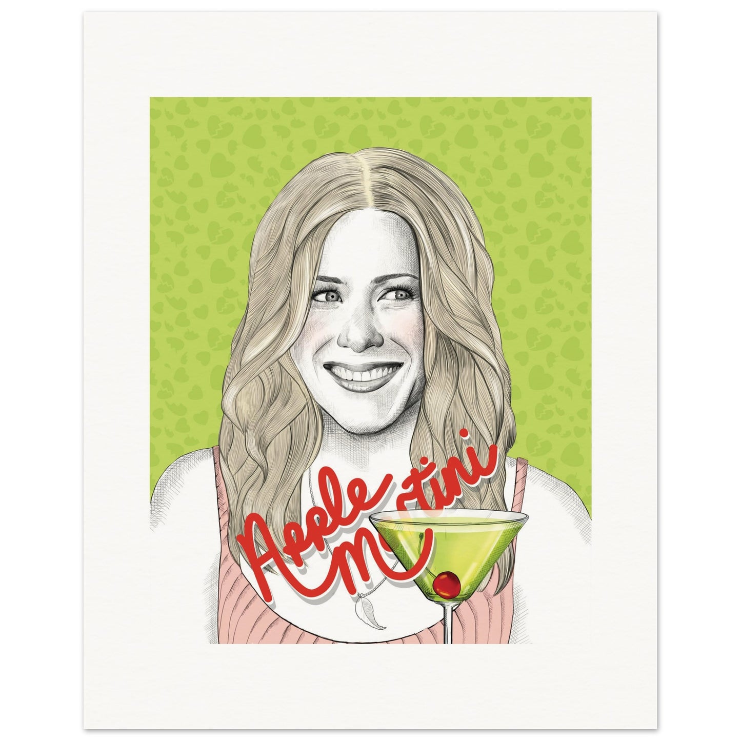 Apple Martini | Jennifer Aniston | The Break-Up - Poster Print