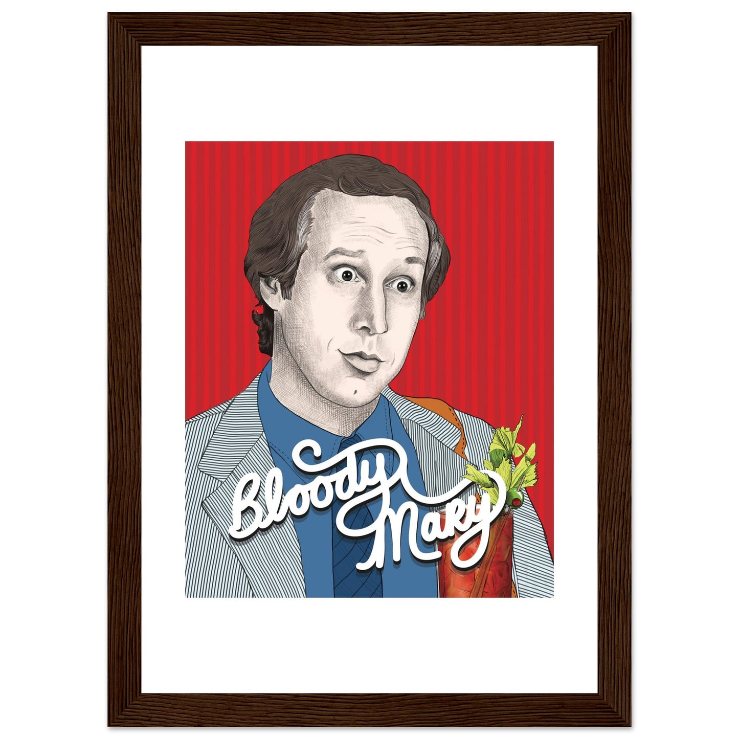 Bloody Mary | Chevy Chase | Fletch - Framed Poster