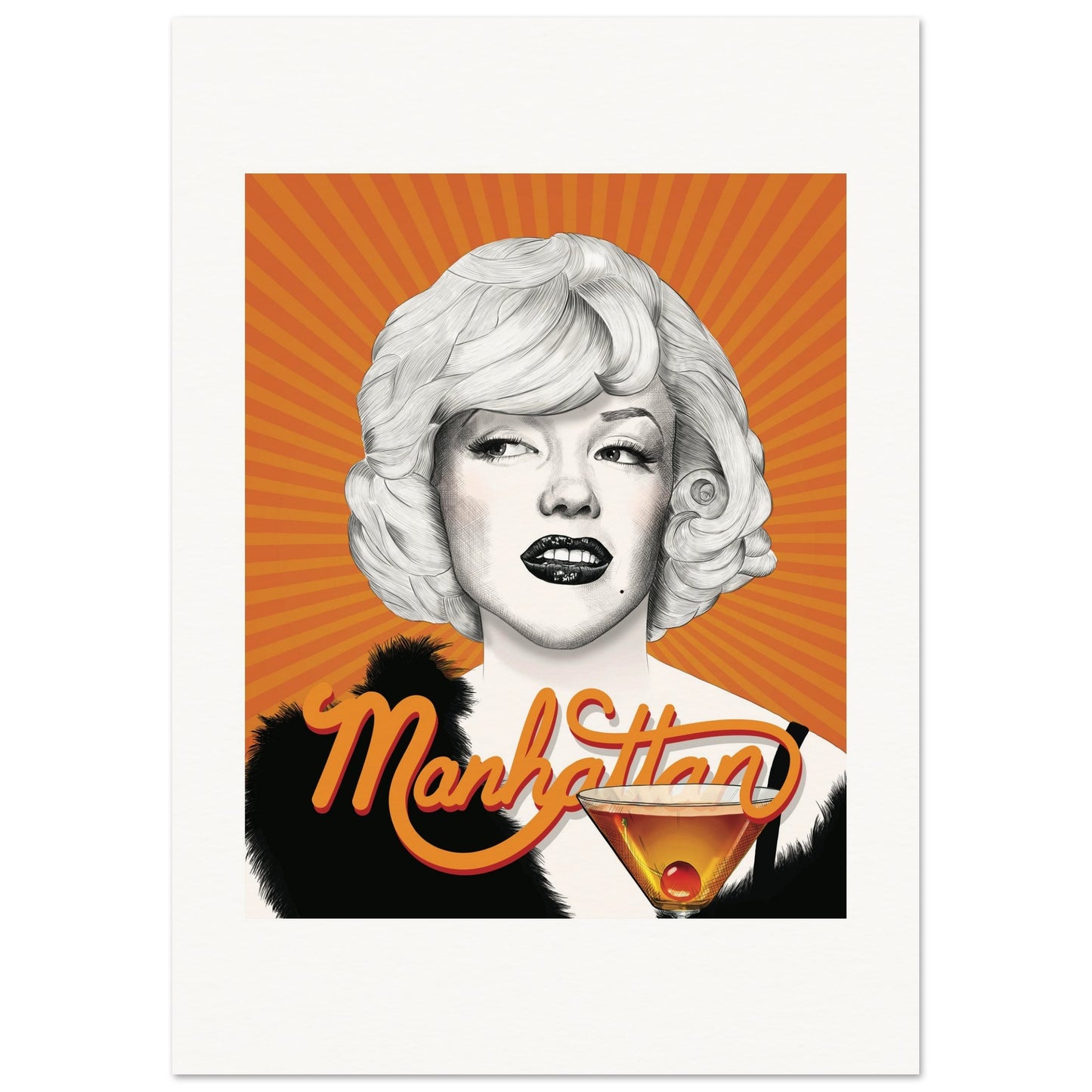 Manhattan | Marilyn Monroe | Some Like It Hot - Framed Poster