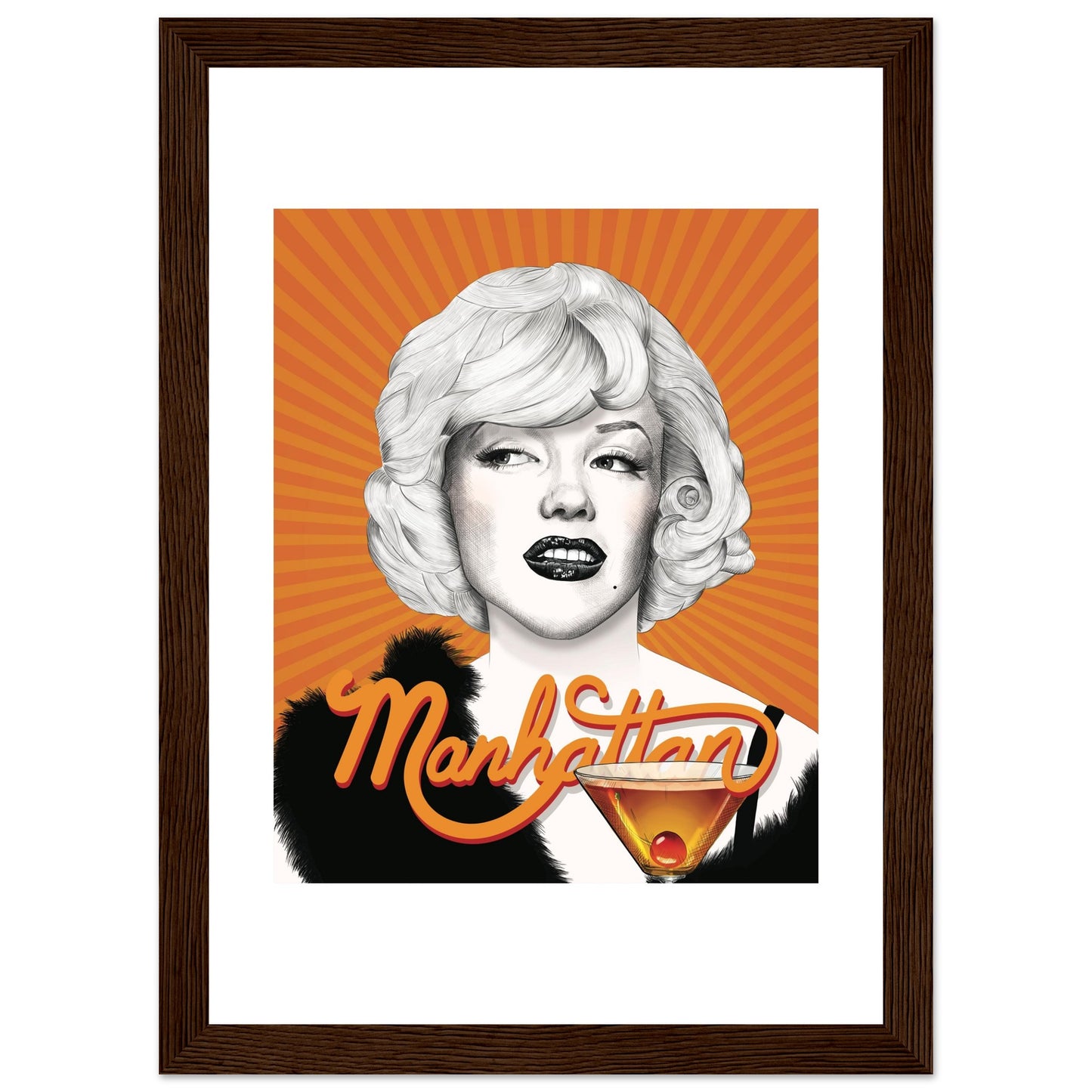 Manhattan | Marilyn Monroe | Some Like It Hot - Framed Poster