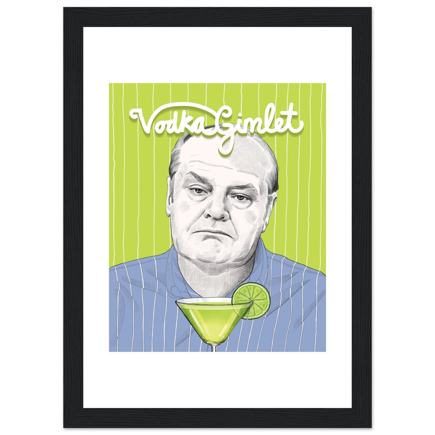 VODKA GIMLET | Jack Nicholson | About Schmidt - Framed Poster