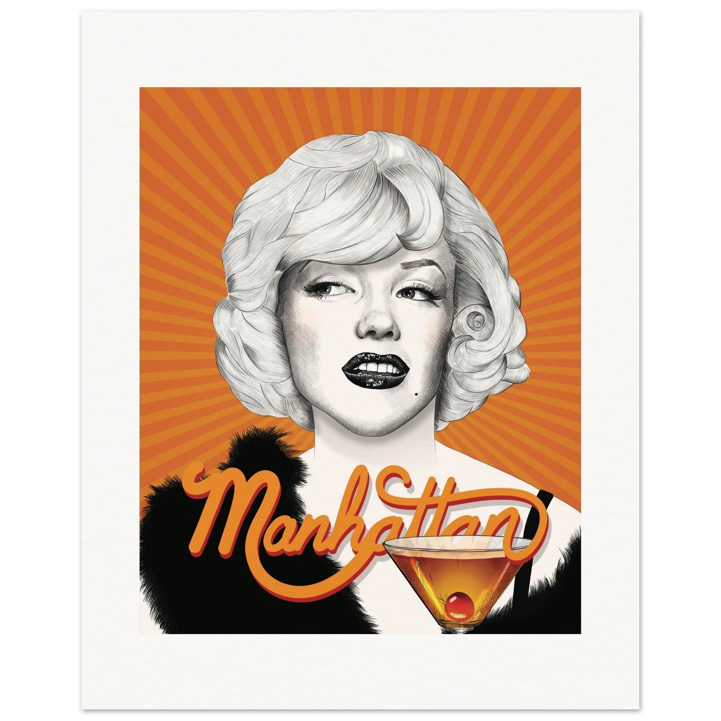 Manhattan | Marilyn Monroe | Some Like It Hot - Framed Poster