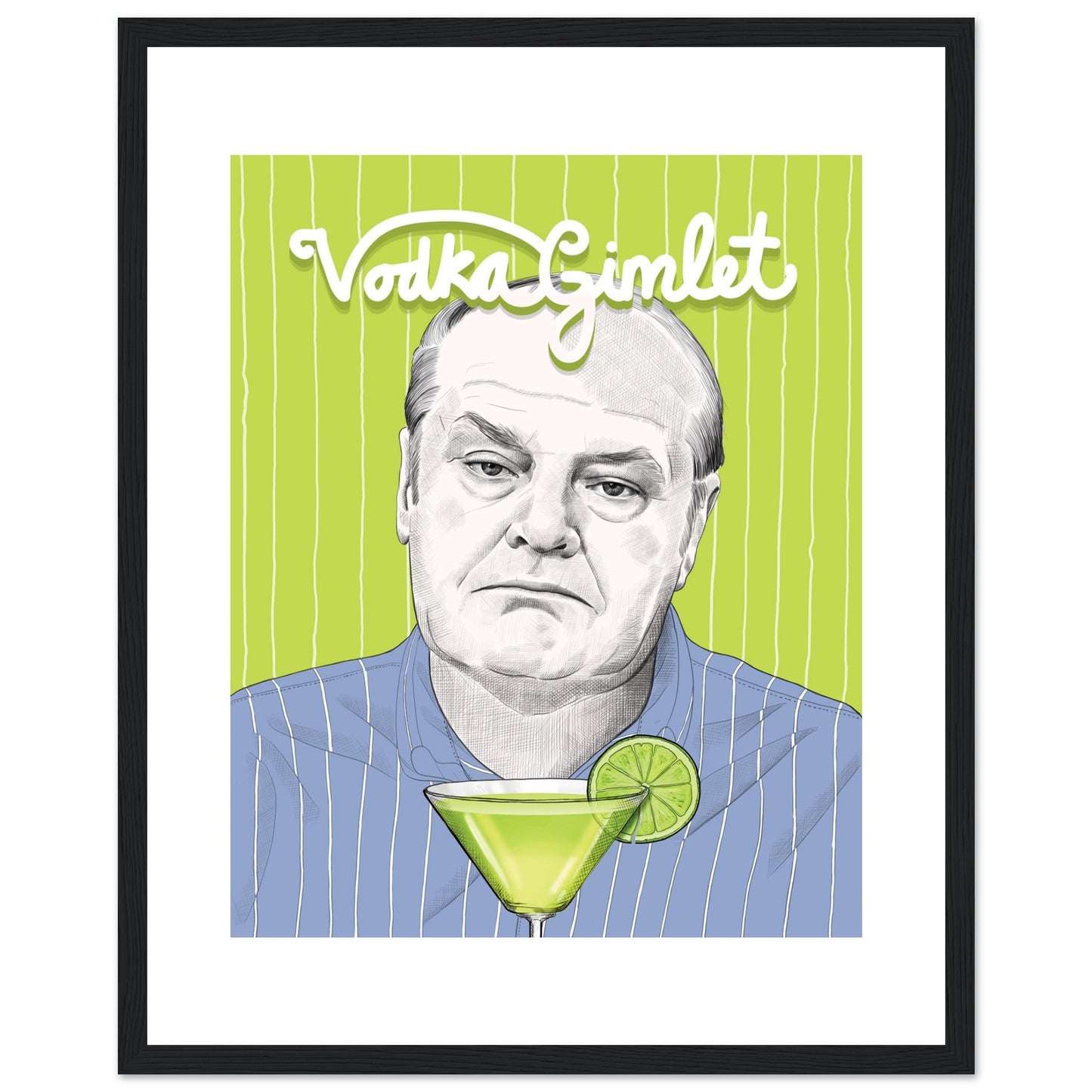 VODKA GIMLET | Jack Nicholson | About Schmidt - Framed Poster