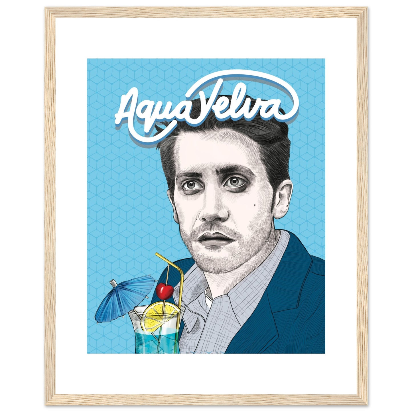 Aqua Velva | Jake Gyllenhaal | Zodiac - Framed Poster