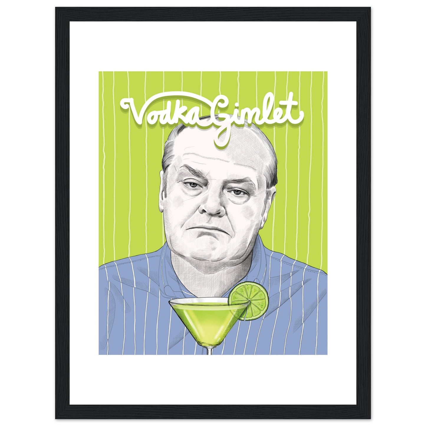 VODKA GIMLET | Jack Nicholson | About Schmidt - Framed Poster