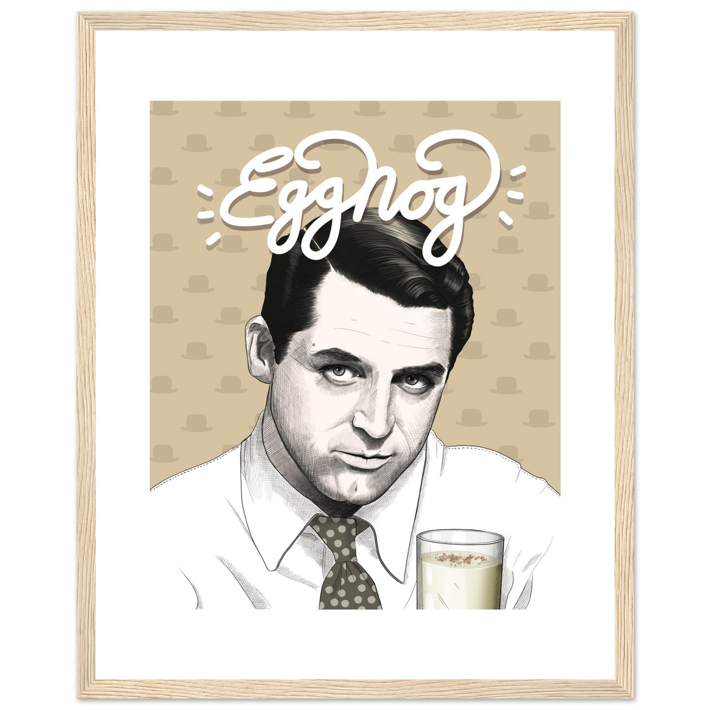 Egg Nog | Cary Grant | The Awful Truth - Framed Poster