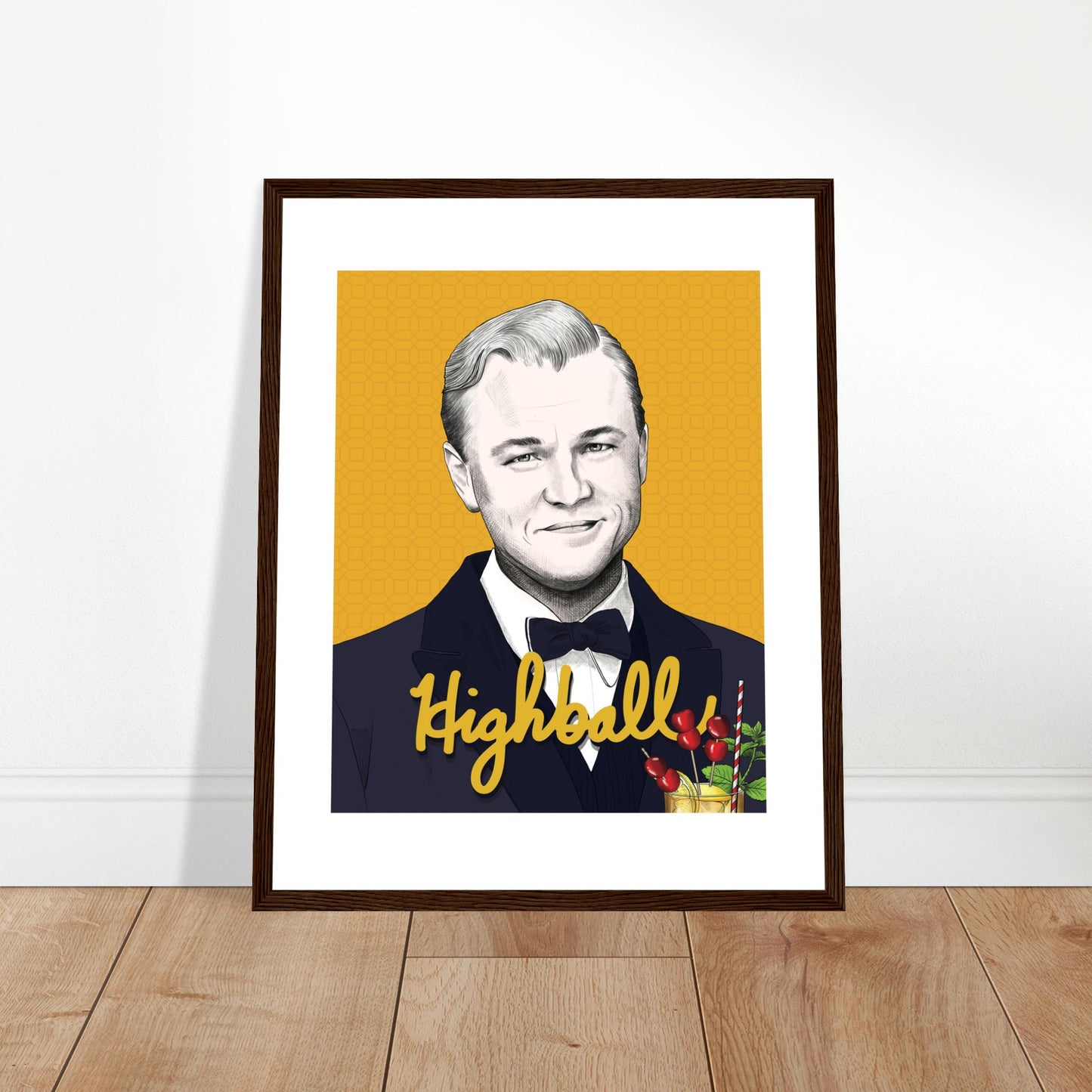 Highball | Leonardo DiCaprio | The Great Gatsby - Framed Poster