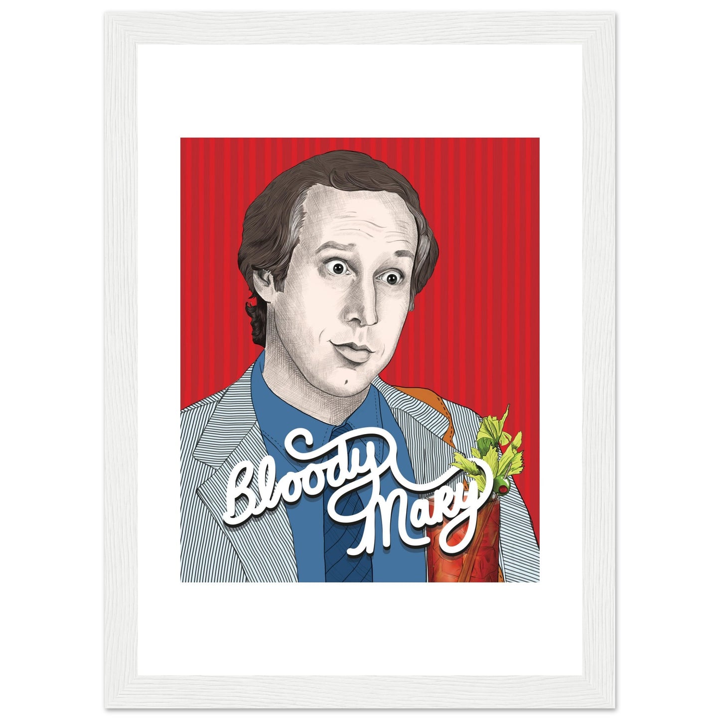 Bloody Mary | Chevy Chase | Fletch - Framed Poster