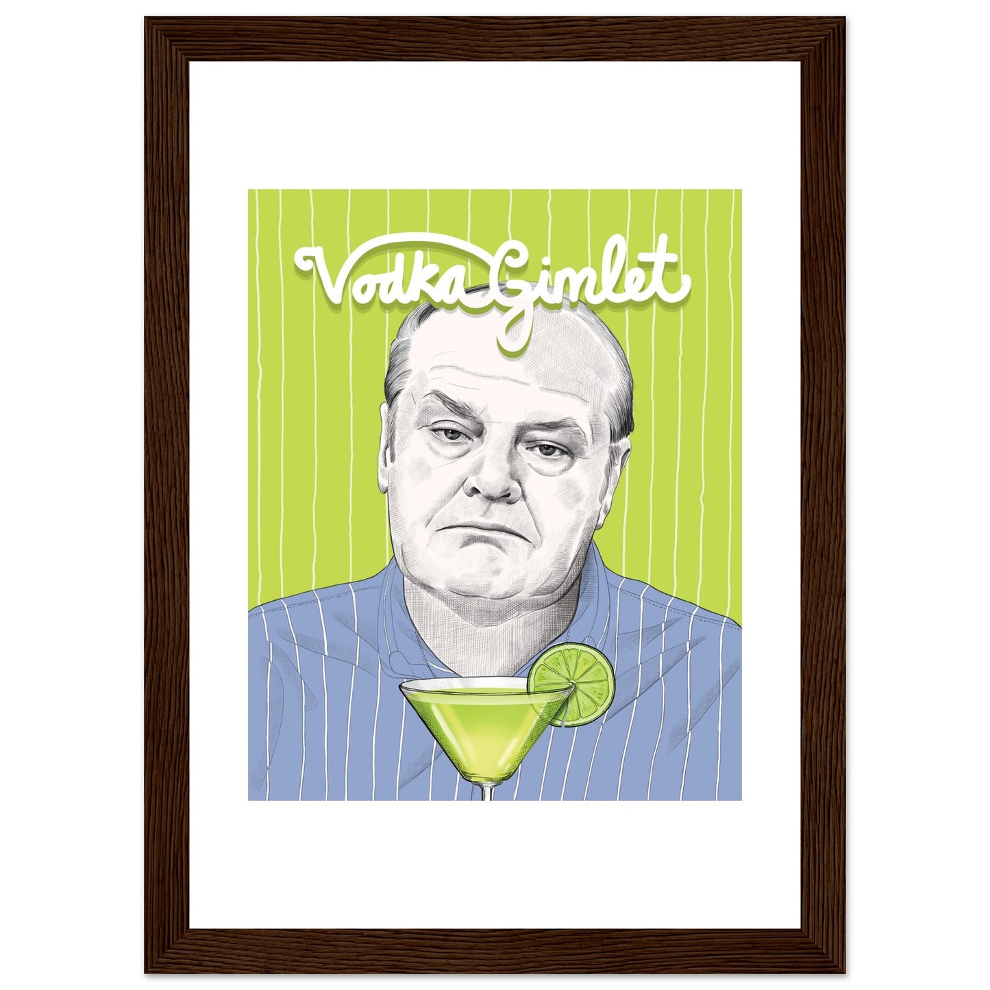 VODKA GIMLET | Jack Nicholson | About Schmidt - Framed Poster