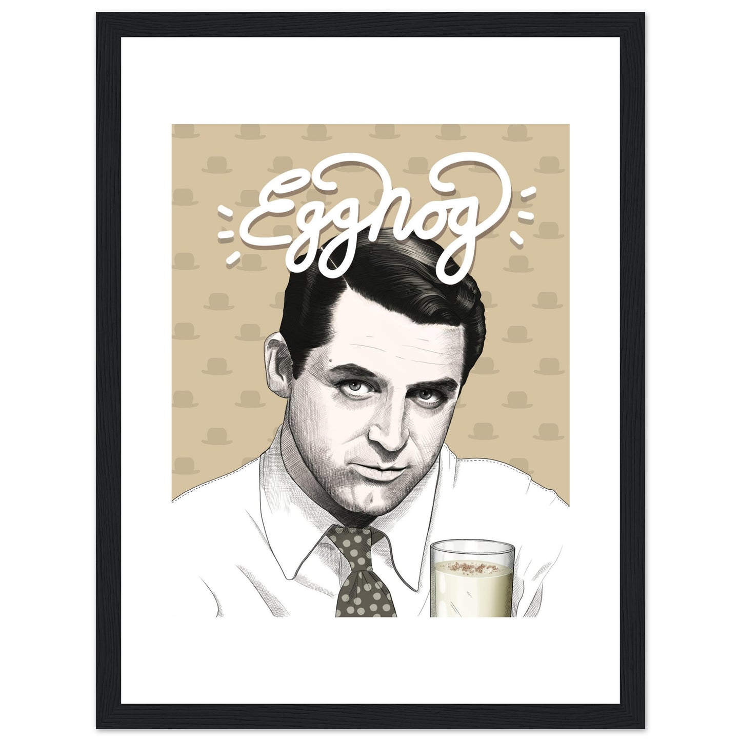 Egg Nog | Cary Grant | The Awful Truth - Framed Poster