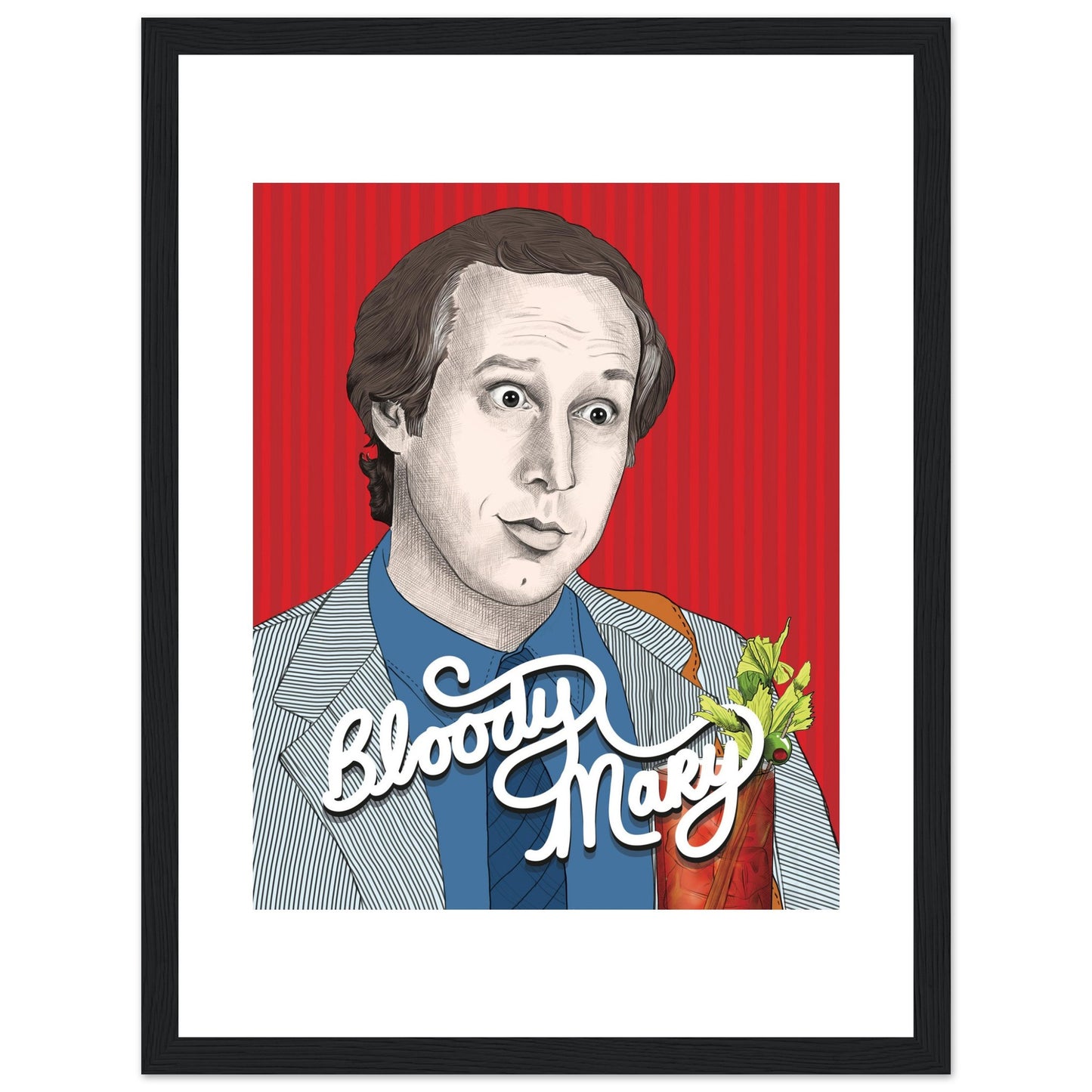 Bloody Mary | Chevy Chase | Fletch - Framed Poster