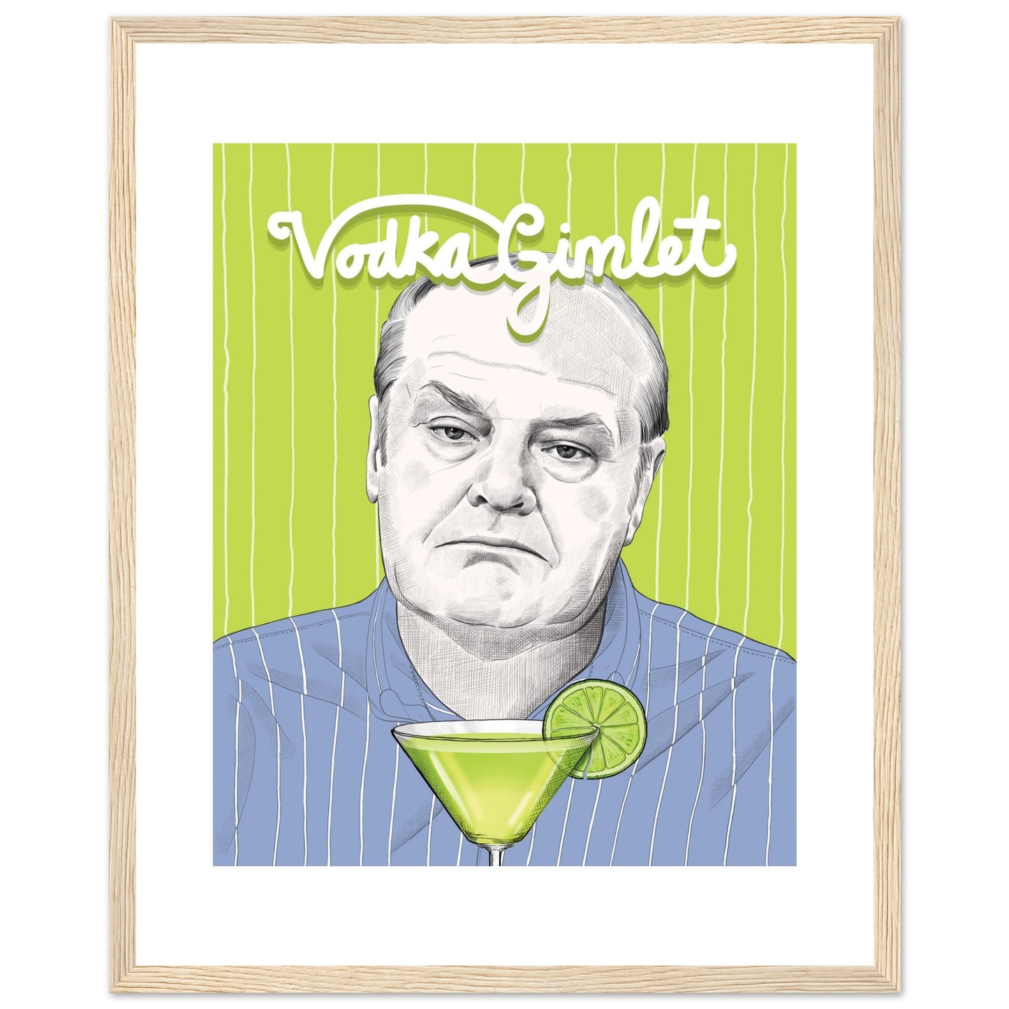 VODKA GIMLET | Jack Nicholson | About Schmidt - Framed Poster