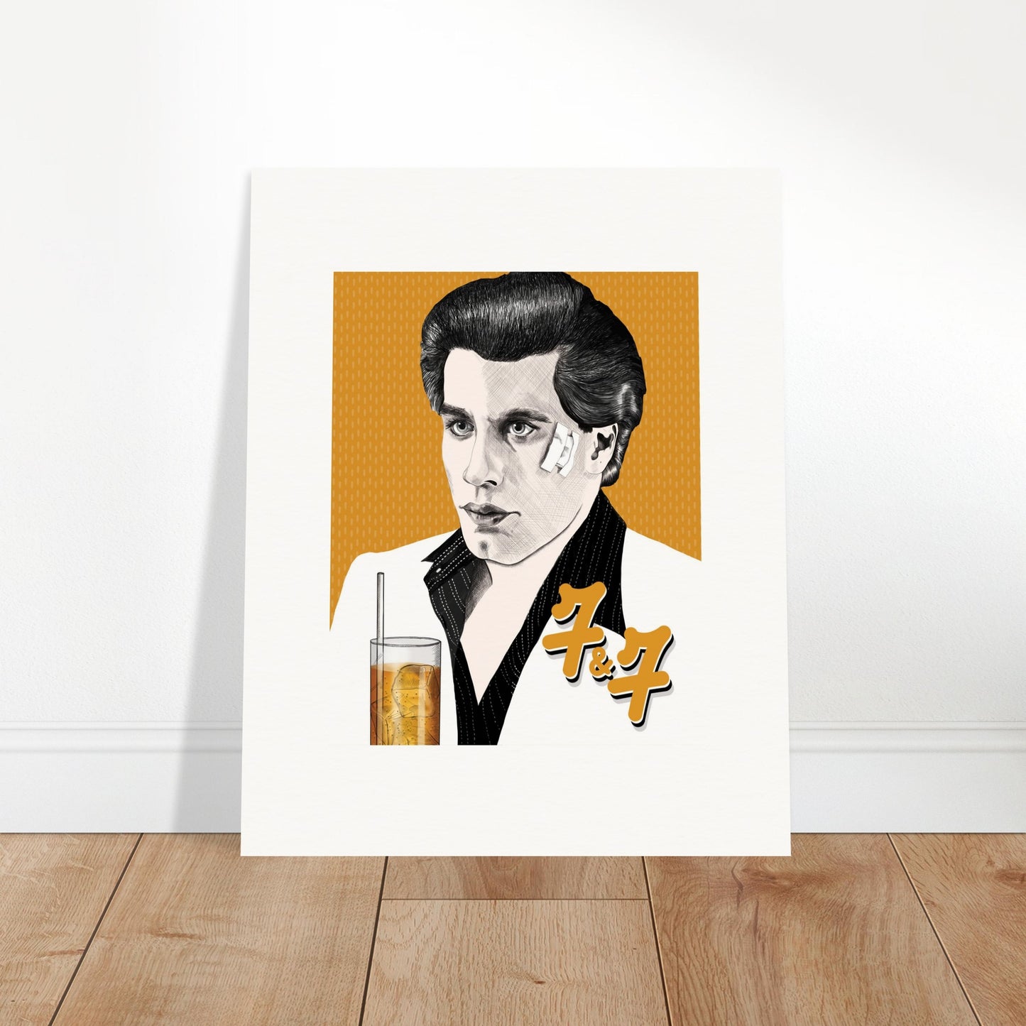 7&7 | John Travolta | Saturday Night Fever - Poster Print