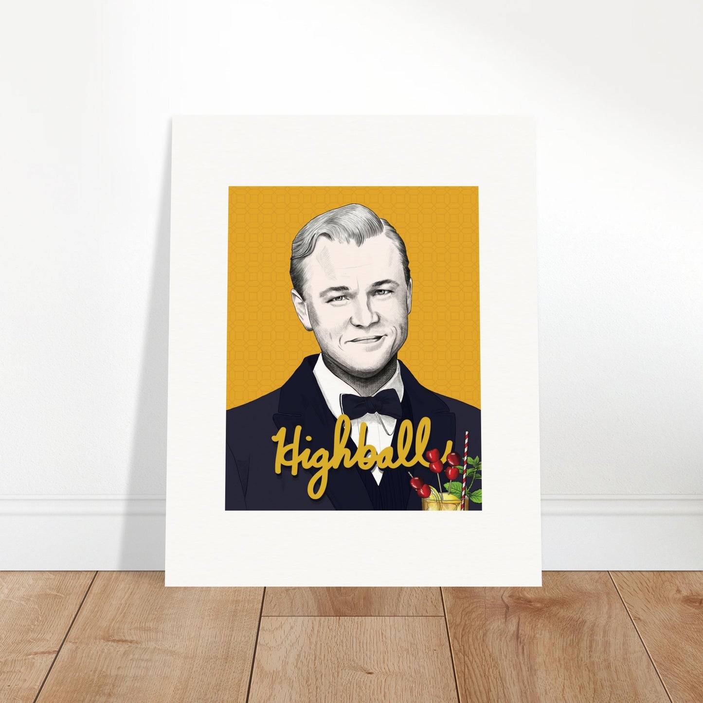 Highball | Leonardo DiCaprio | The Great Gatsby - Poster Print