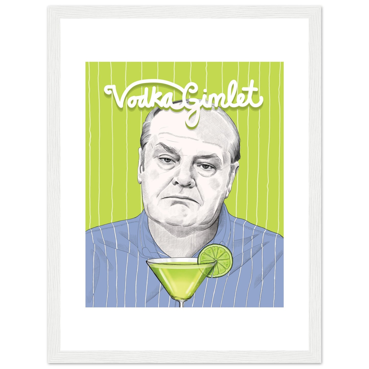 VODKA GIMLET | Jack Nicholson | About Schmidt - Framed Poster