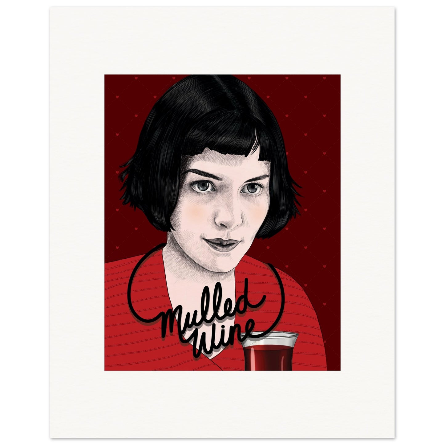 Mulled Wine | Audrey Tautou | Amélie - Poster Print