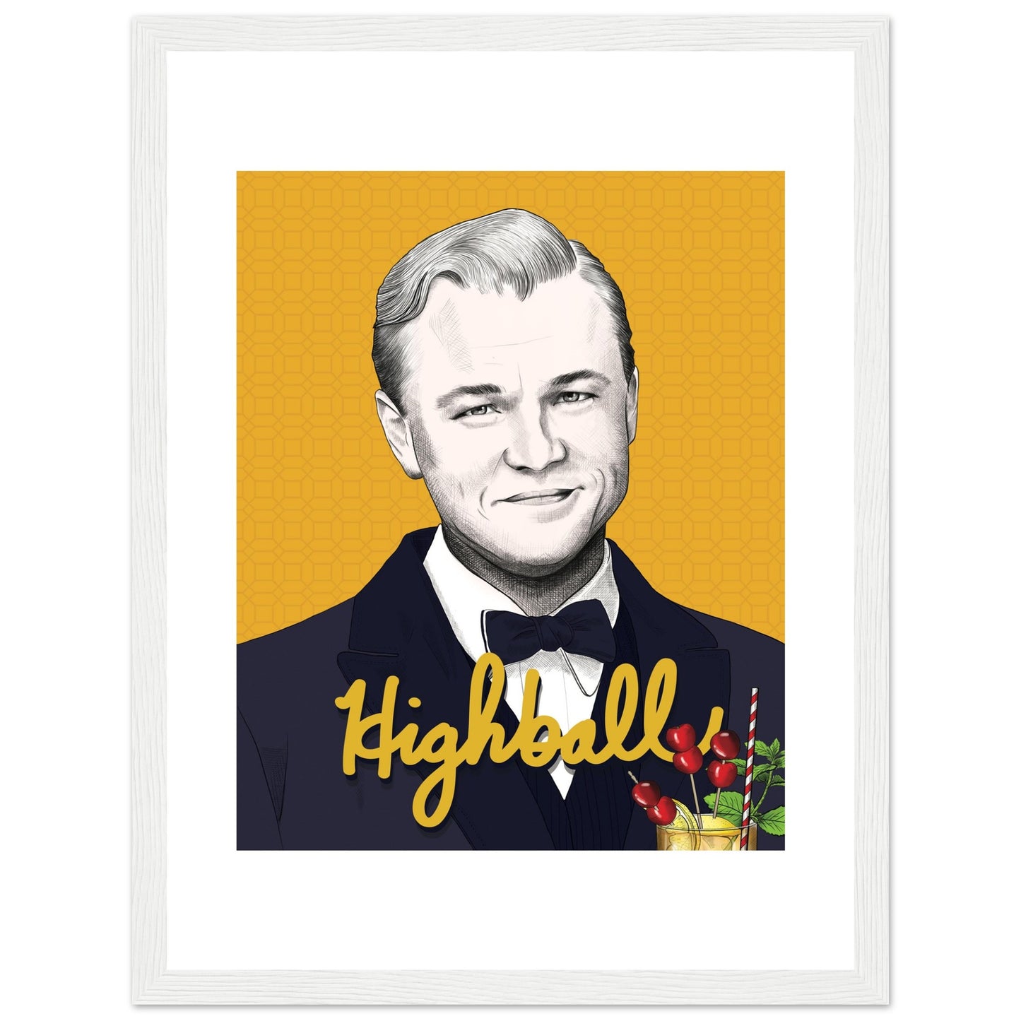 Highball | Leonardo DiCaprio | The Great Gatsby - Framed Poster