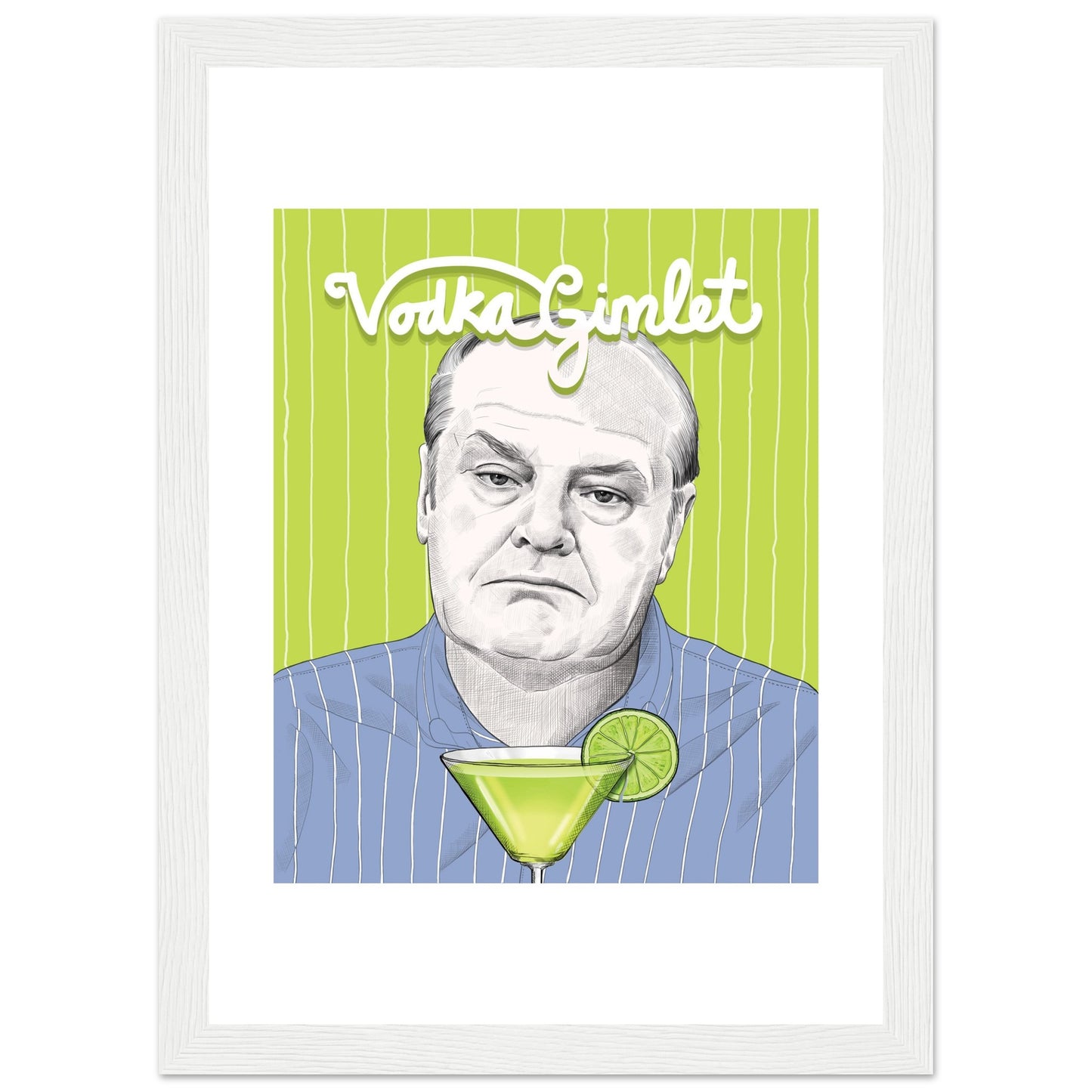 VODKA GIMLET | Jack Nicholson | About Schmidt - Framed Poster