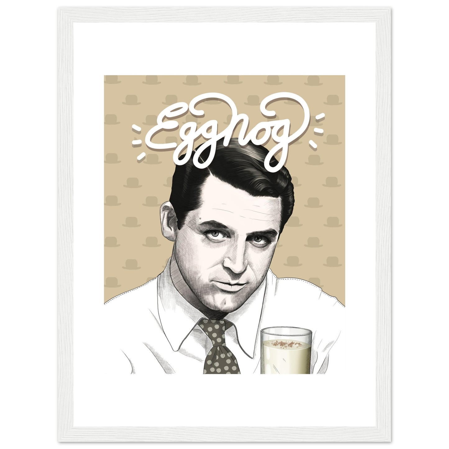 Egg Nog | Cary Grant | The Awful Truth - Framed Poster