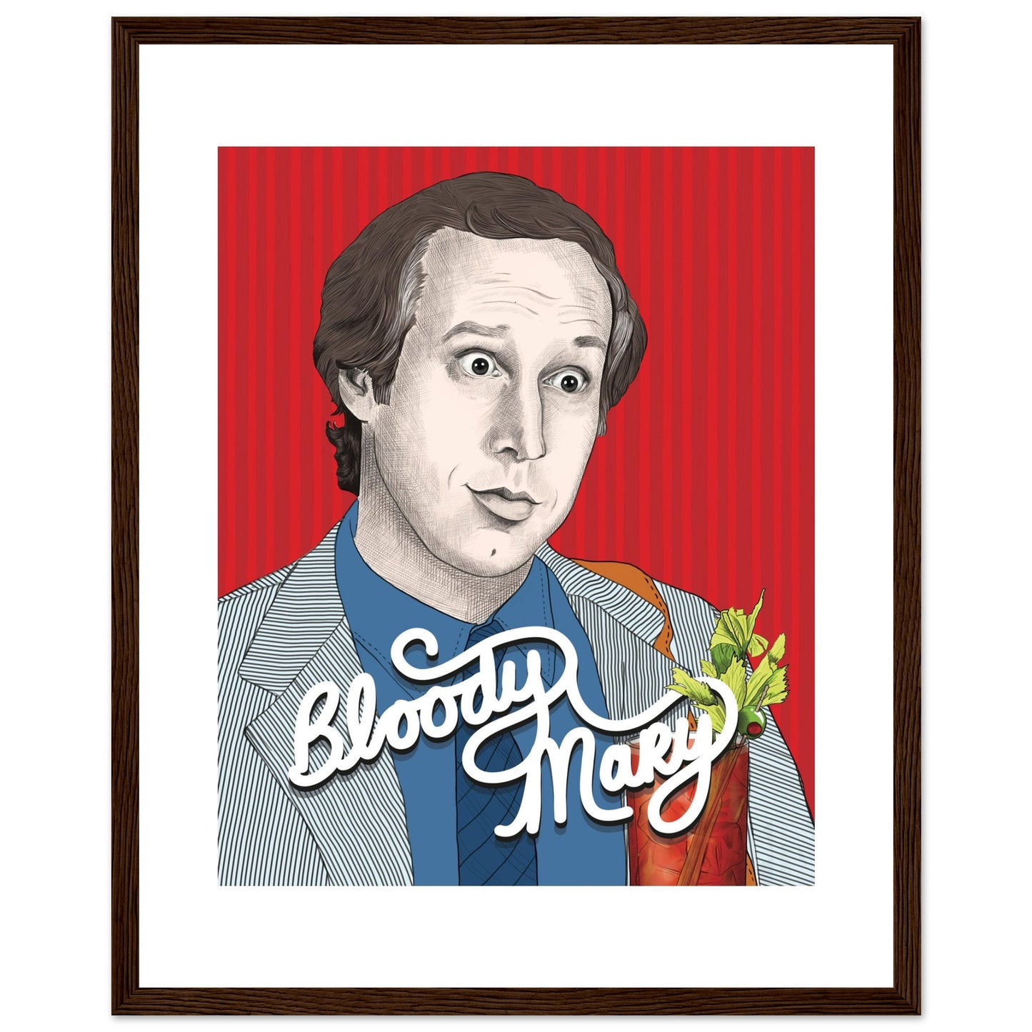 Bloody Mary | Chevy Chase | Fletch - Framed Poster