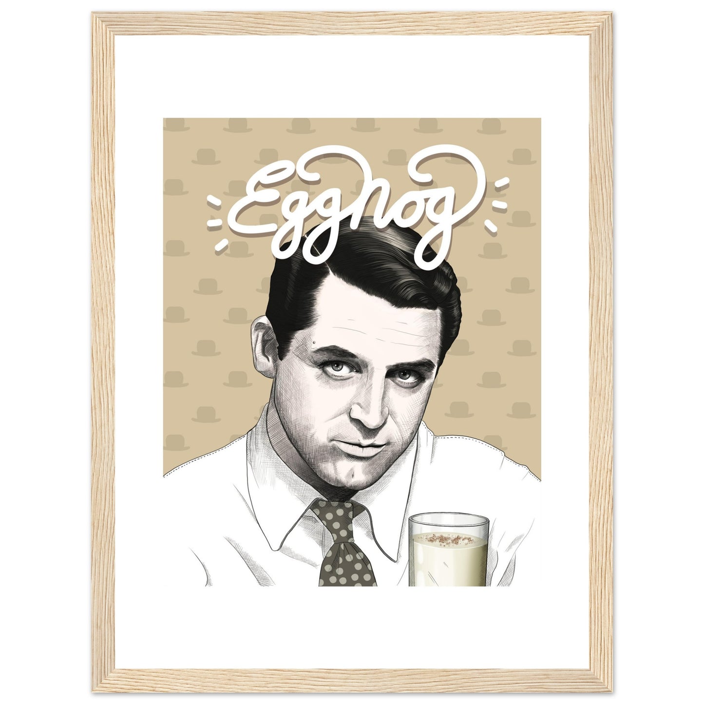 Egg Nog | Cary Grant | The Awful Truth - Framed Poster