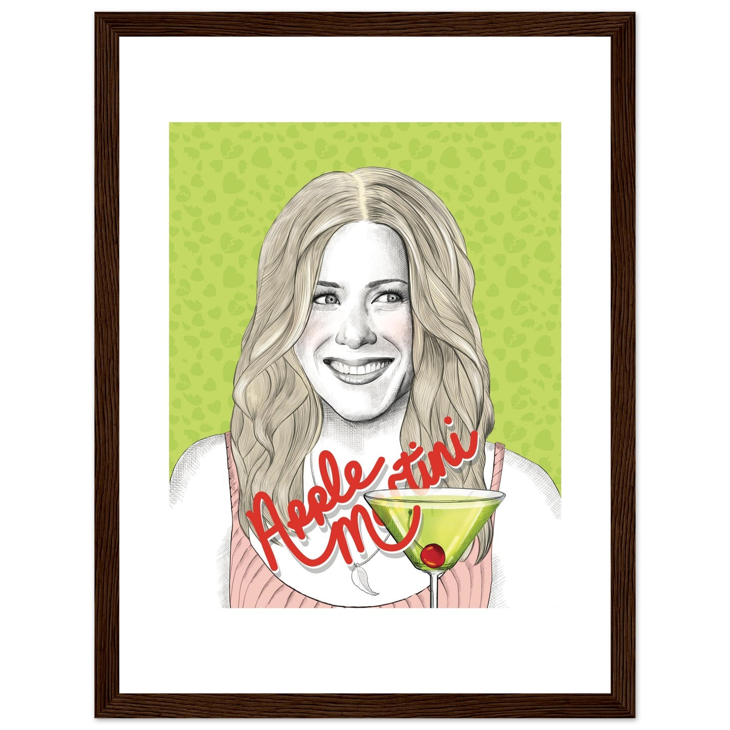 APPLE MARTINI - Jennifer Aniston | The Break-Up - Framed Poster