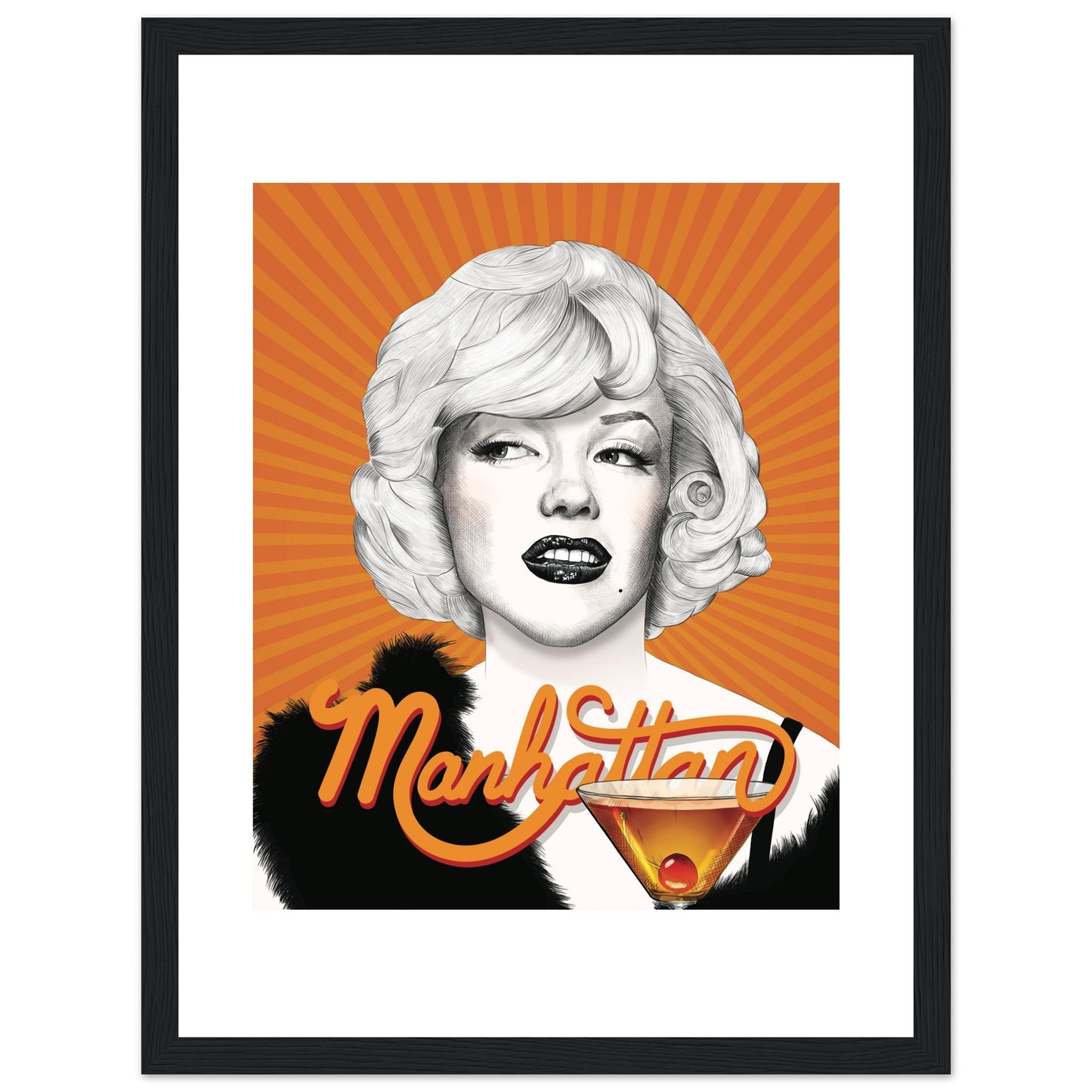 Manhattan | Marilyn Monroe | Some Like It Hot - Framed Poster