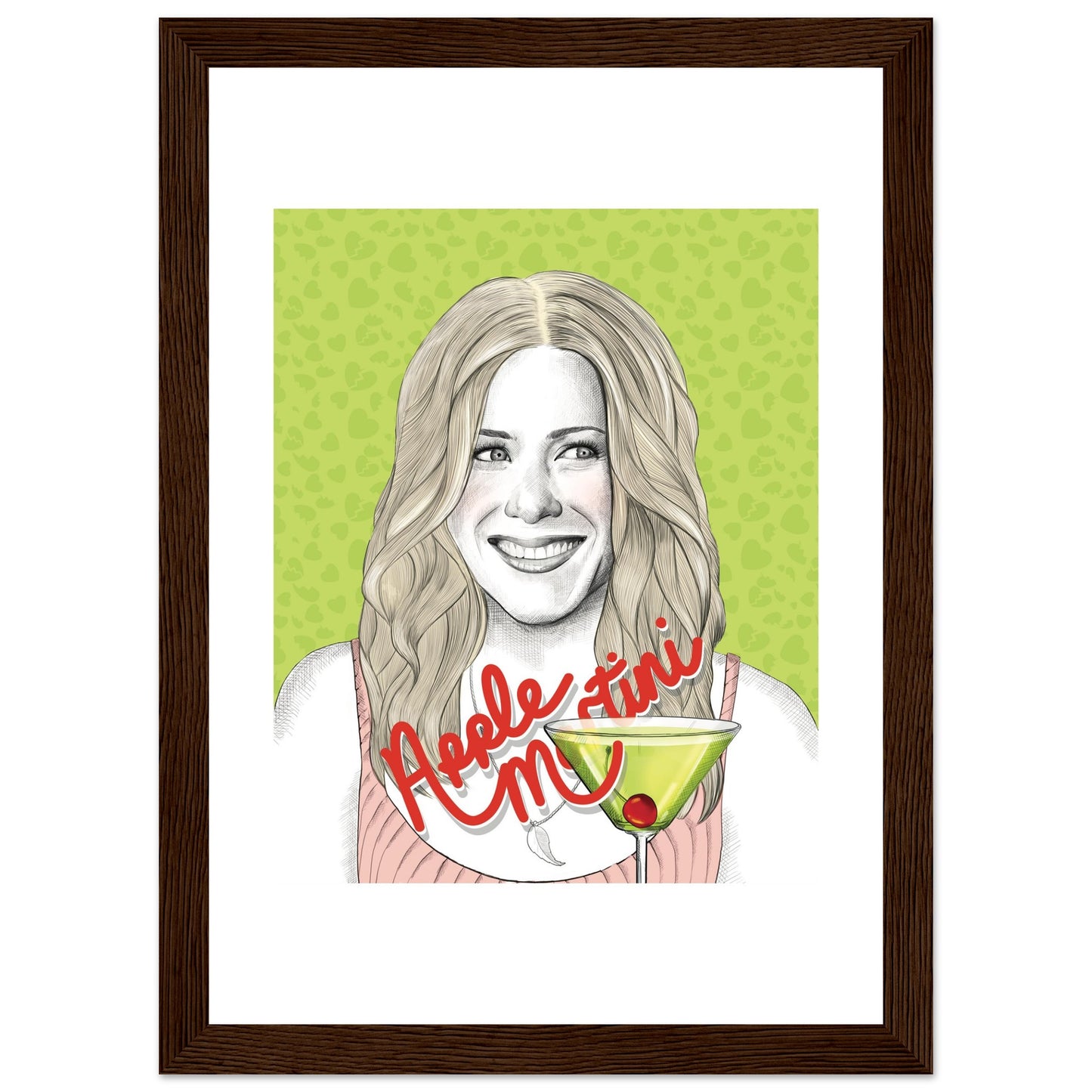 APPLE MARTINI - Jennifer Aniston | The Break-Up - Framed Poster