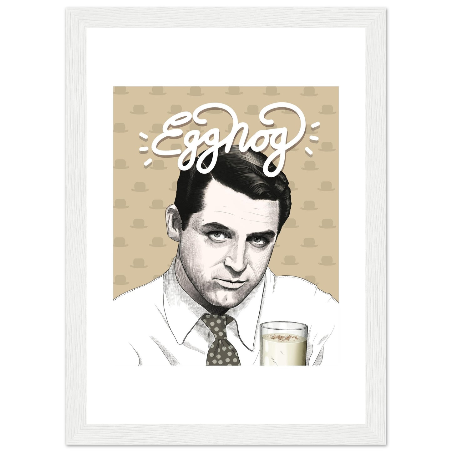 Egg Nog | Cary Grant | The Awful Truth - Framed Poster