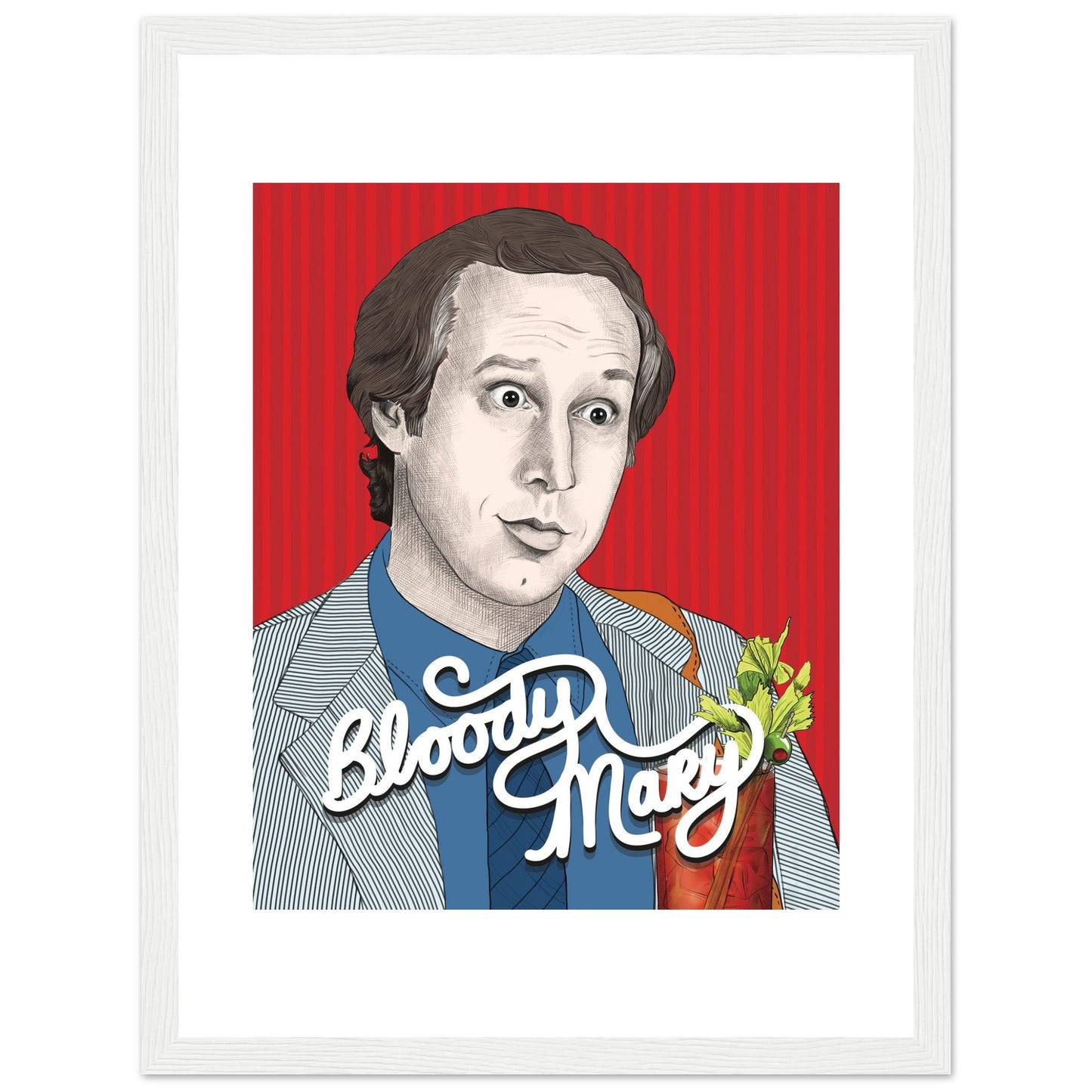 Bloody Mary | Chevy Chase | Fletch - Framed Poster