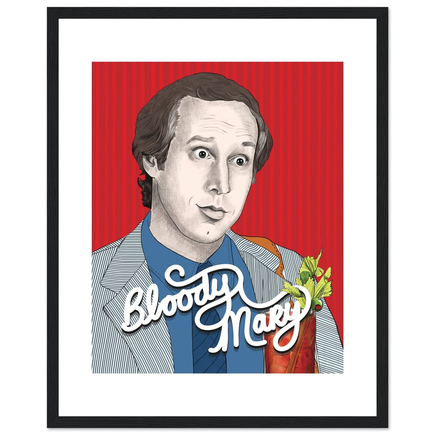 Bloody Mary | Chevy Chase | Fletch - Framed Poster