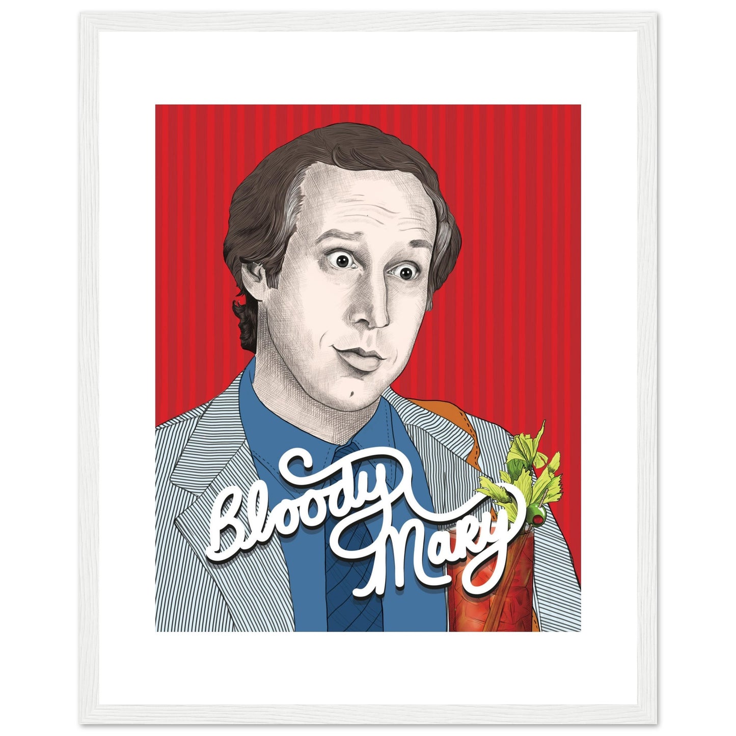 Bloody Mary | Chevy Chase | Fletch - Framed Poster