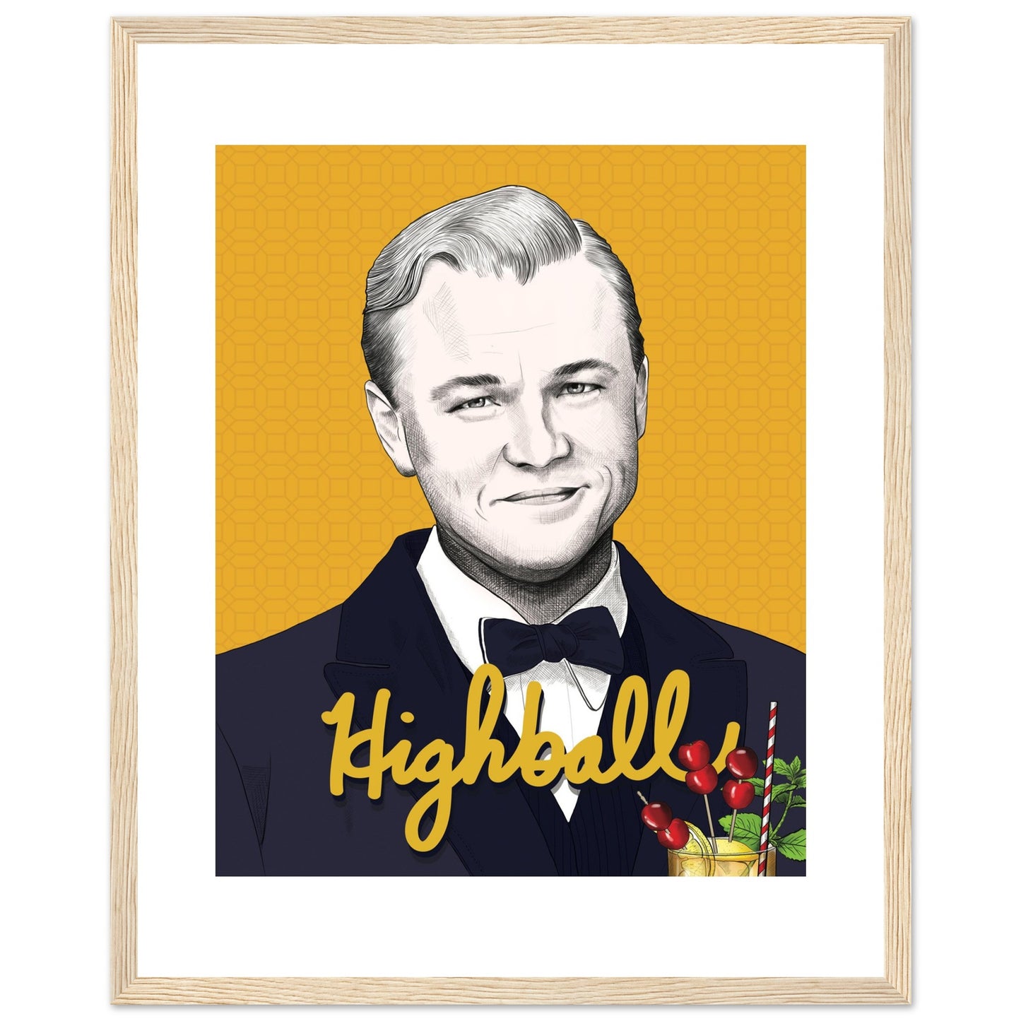 Highball | Leonardo DiCaprio | The Great Gatsby - Framed Poster