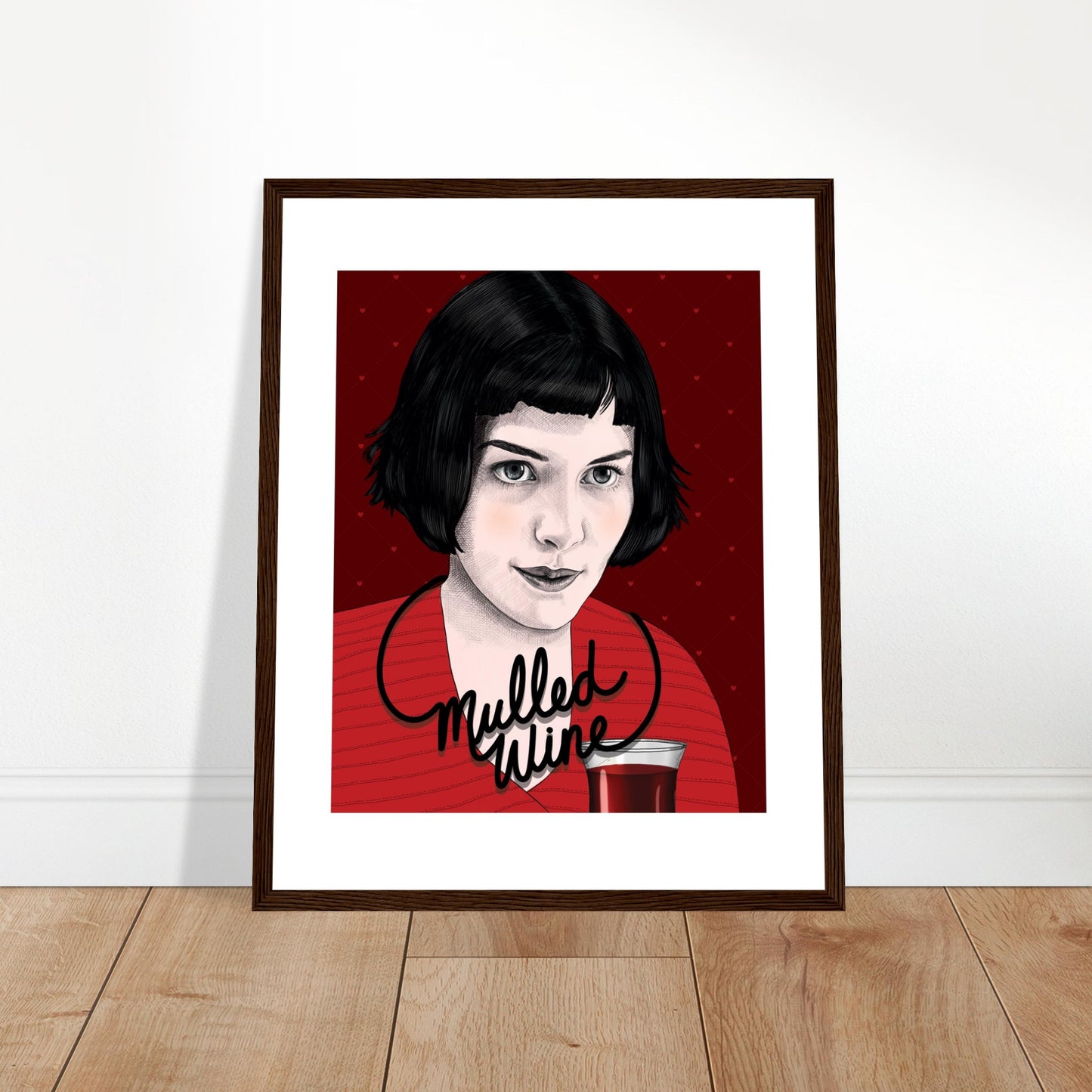 Mulled Wine | Audrey Tautou | Amélie - Framed Print