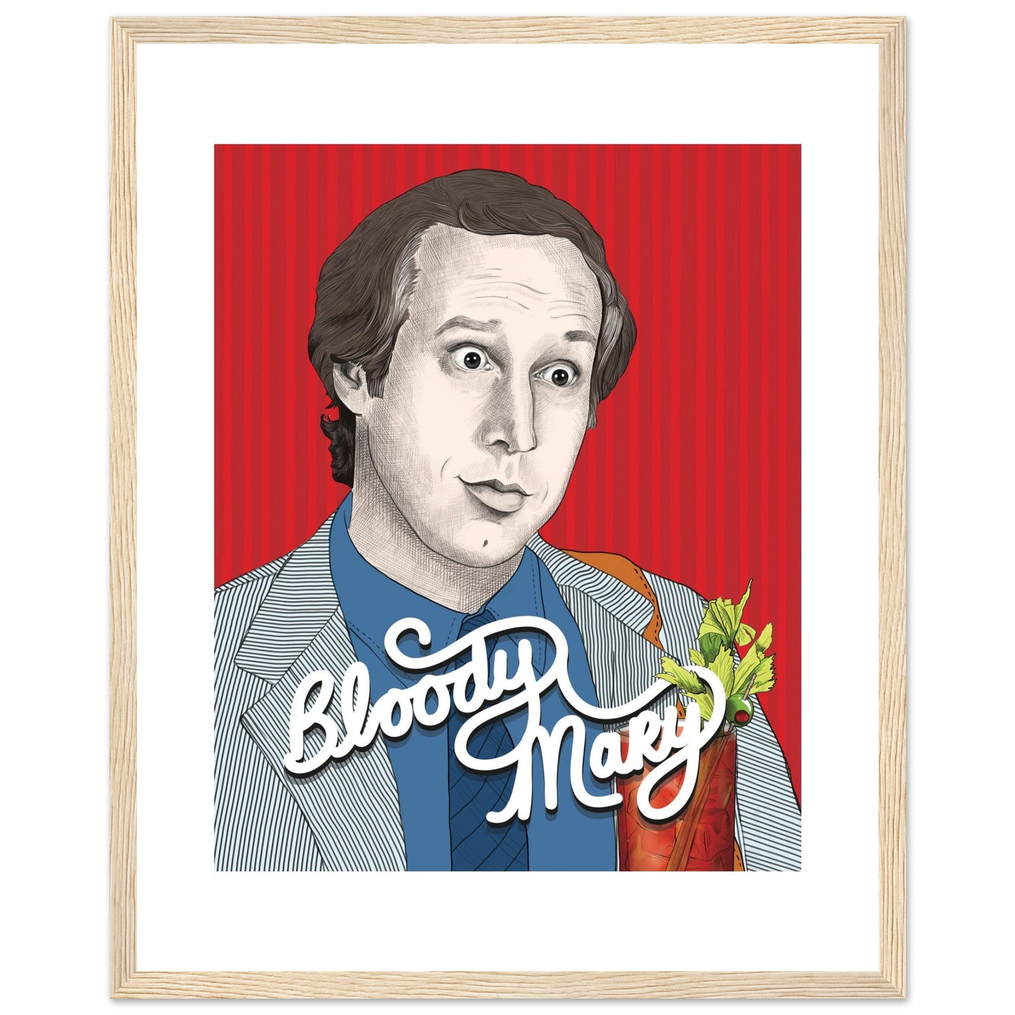 Bloody Mary | Chevy Chase | Fletch - Framed Poster