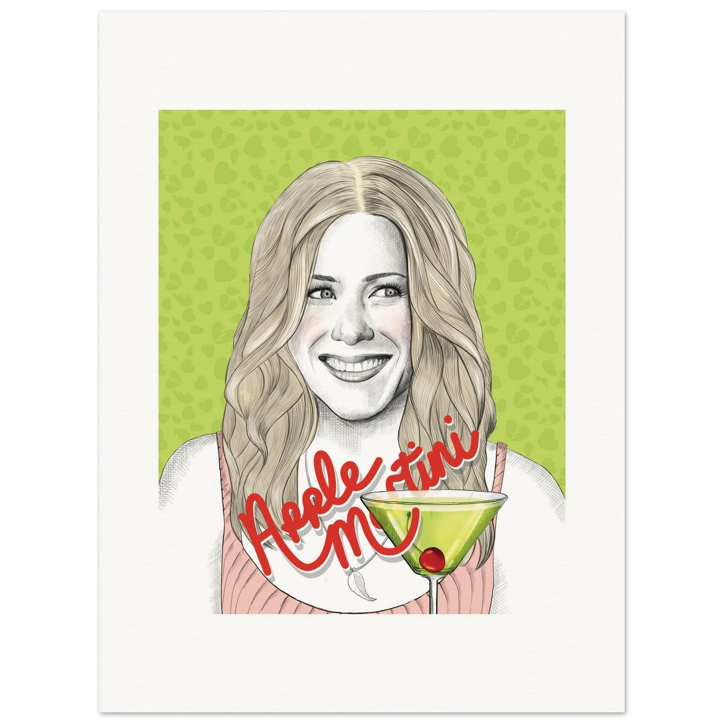 Apple Martini | Jennifer Aniston | The Break-Up - Poster Print