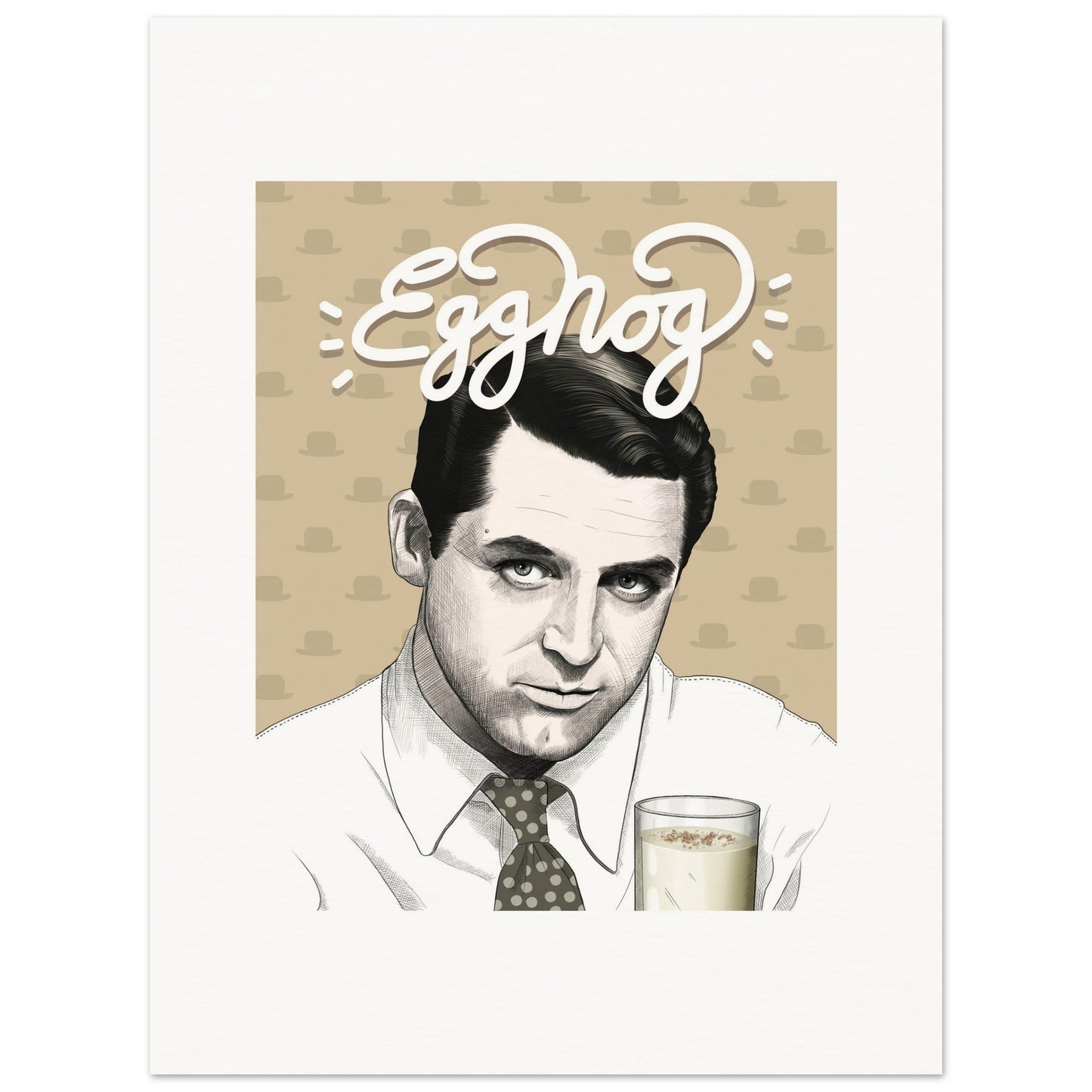 Egg Nog | Cary Grant | The Awful Truth - Poster Print