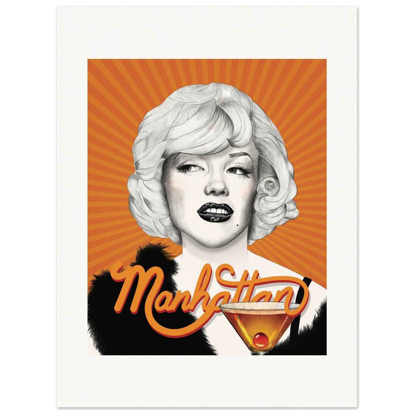 Manhattan | Marilyn Monroe | Some Like It Hot - Framed Poster