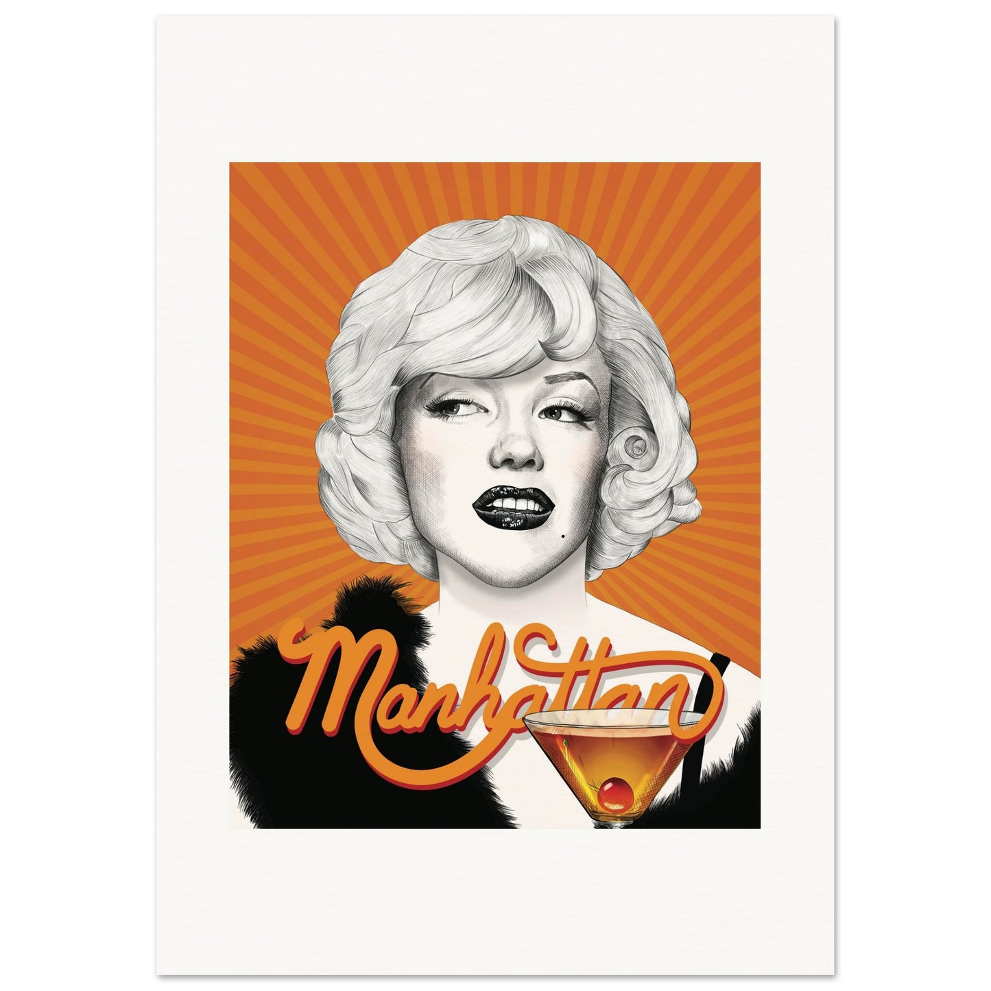 Manhattan | Marilyn Monroe | Some Like It Hot - Poster Print