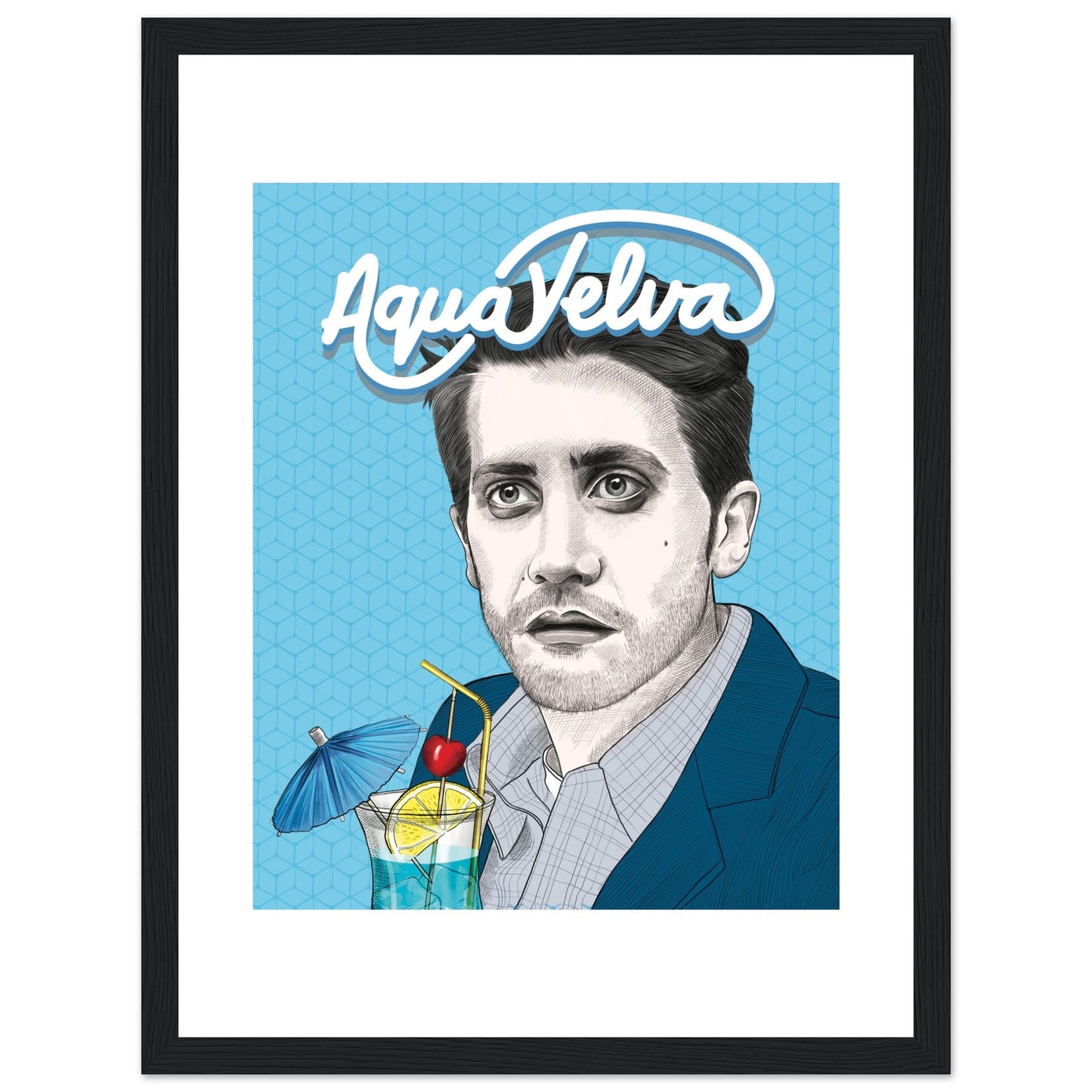 Aqua Velva | Jake Gyllenhaal | Zodiac - Framed Poster